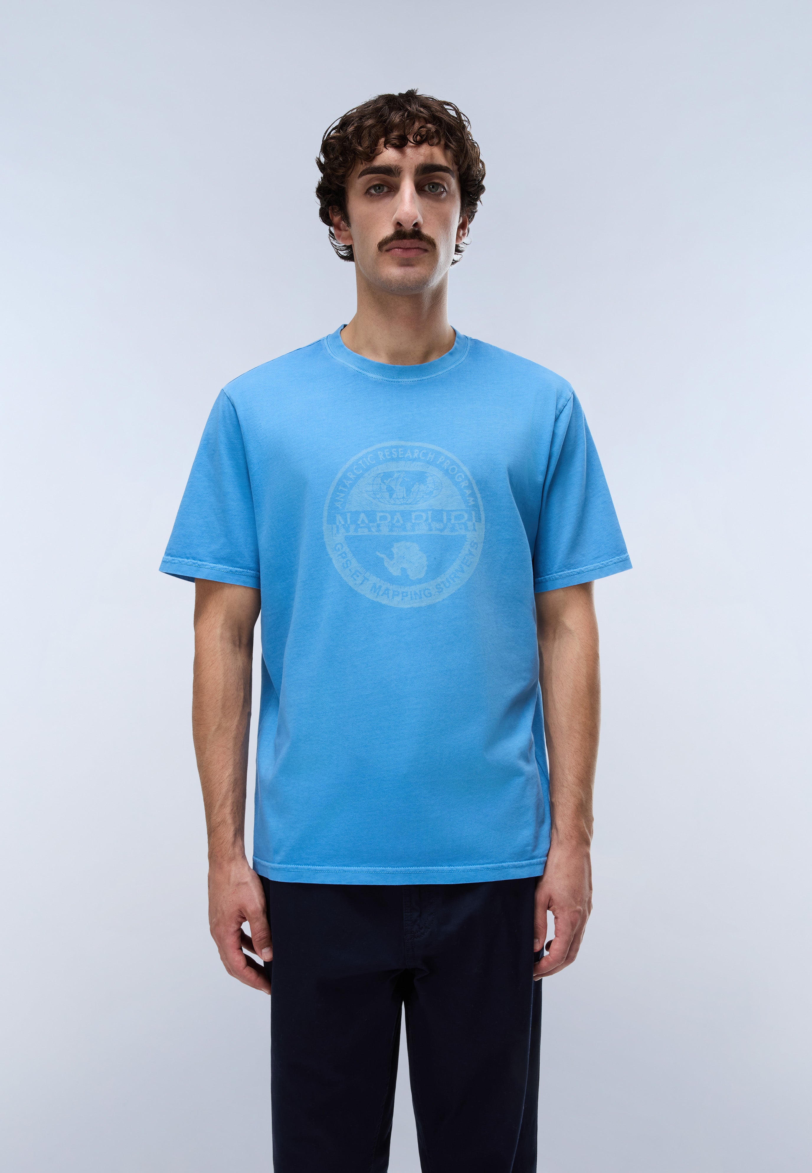 T-Shirt S-BOLLO SS 3 in Cyaneus B9E T-Shirts Napapijri