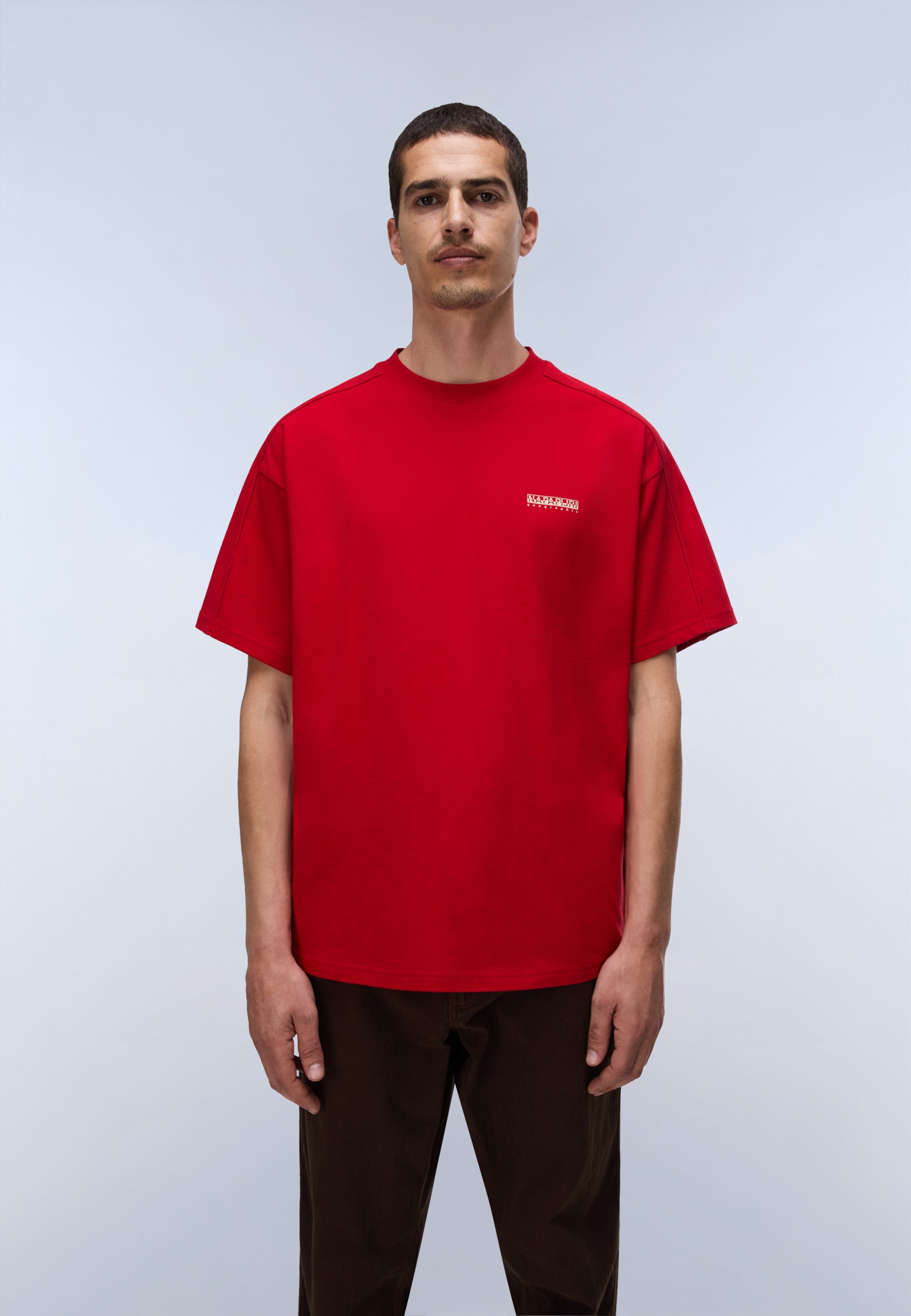 T-Shirt S-TEZA SS in Haute Red R1F T-Shirts Napapijri