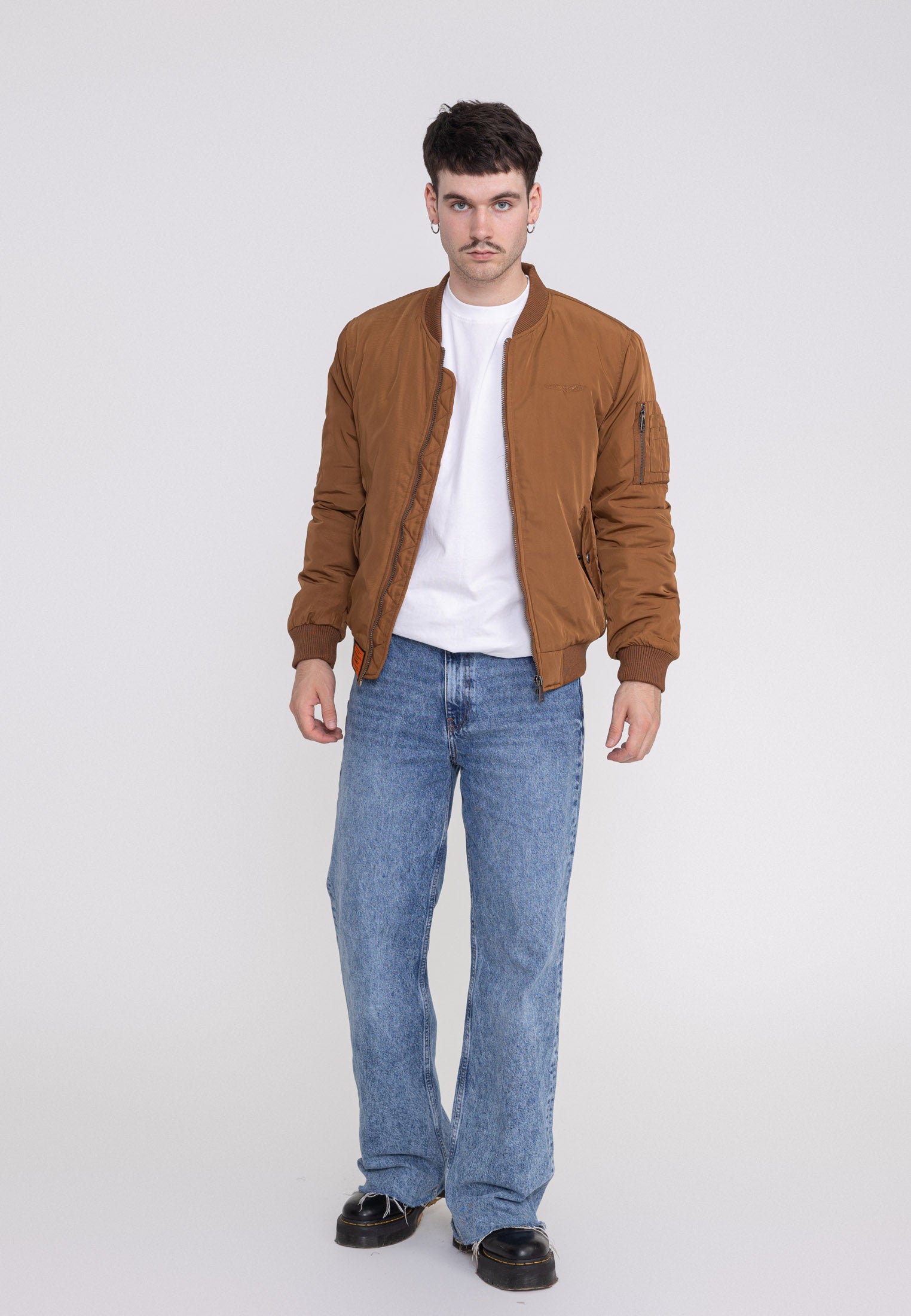 Original M Bomberjacke in Camel Jacken Bombers Original