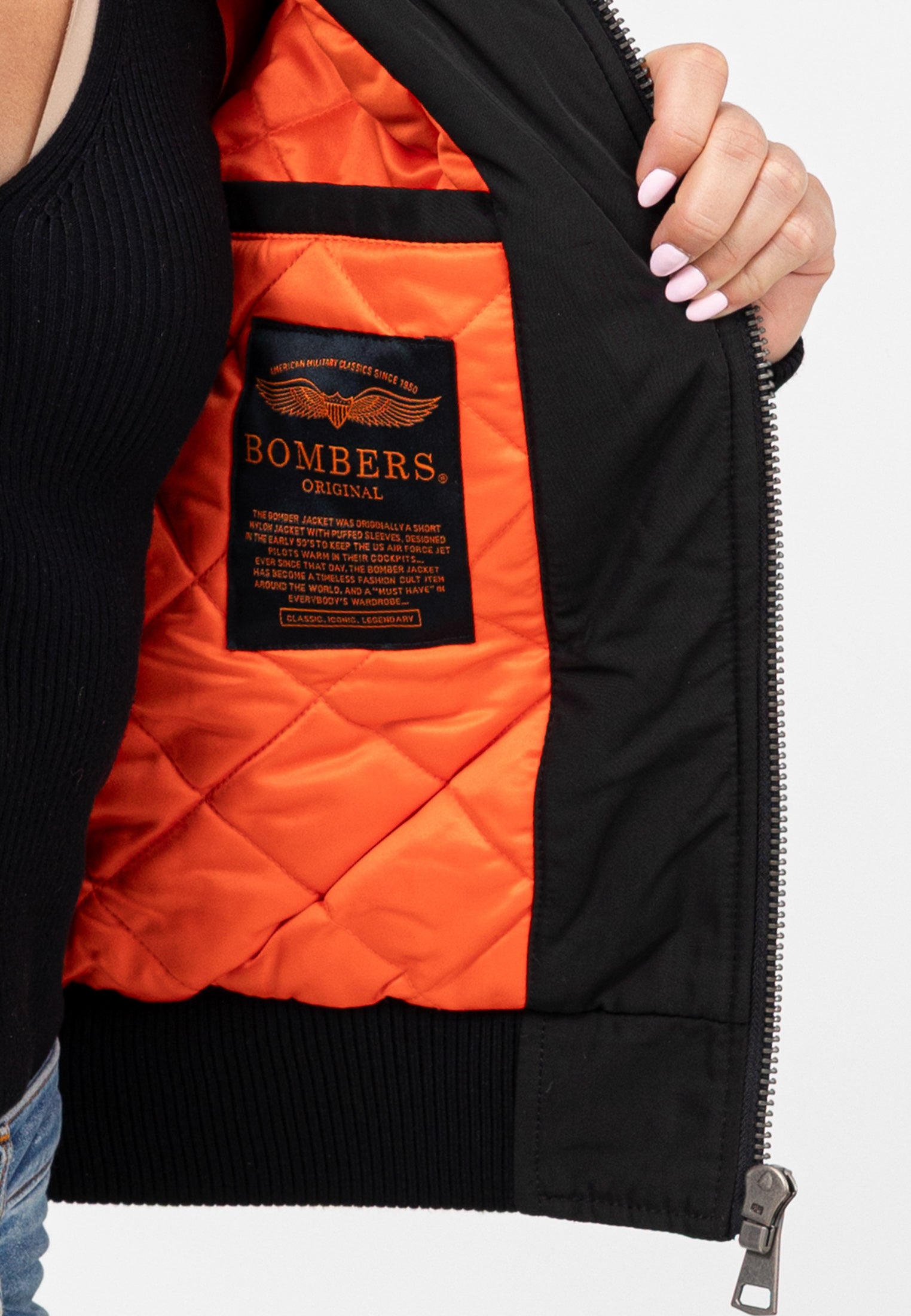 Original-W in Black Jacken Bombers Original