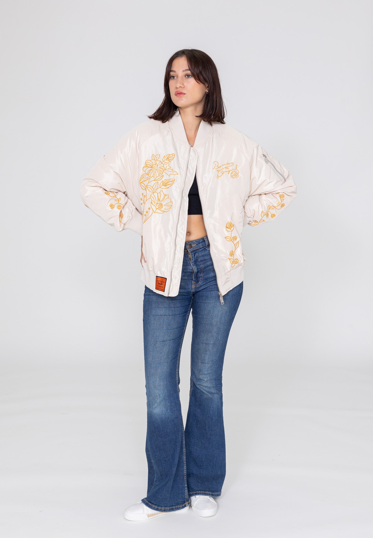 Princess W Bomberjacke in Cream Jacken Bombers Original