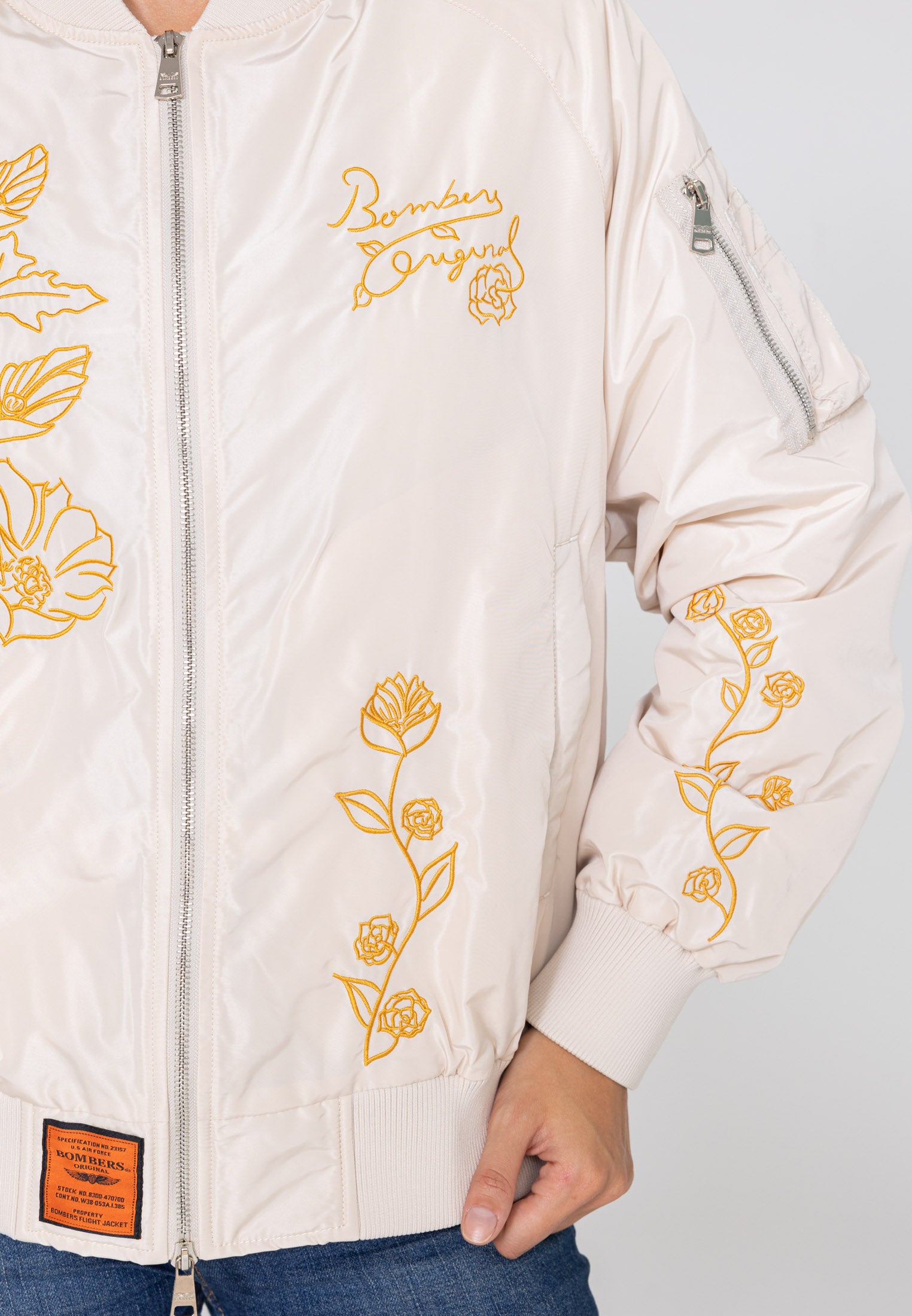 Princess W Bomberjacke in Cream Jacken Bombers Original