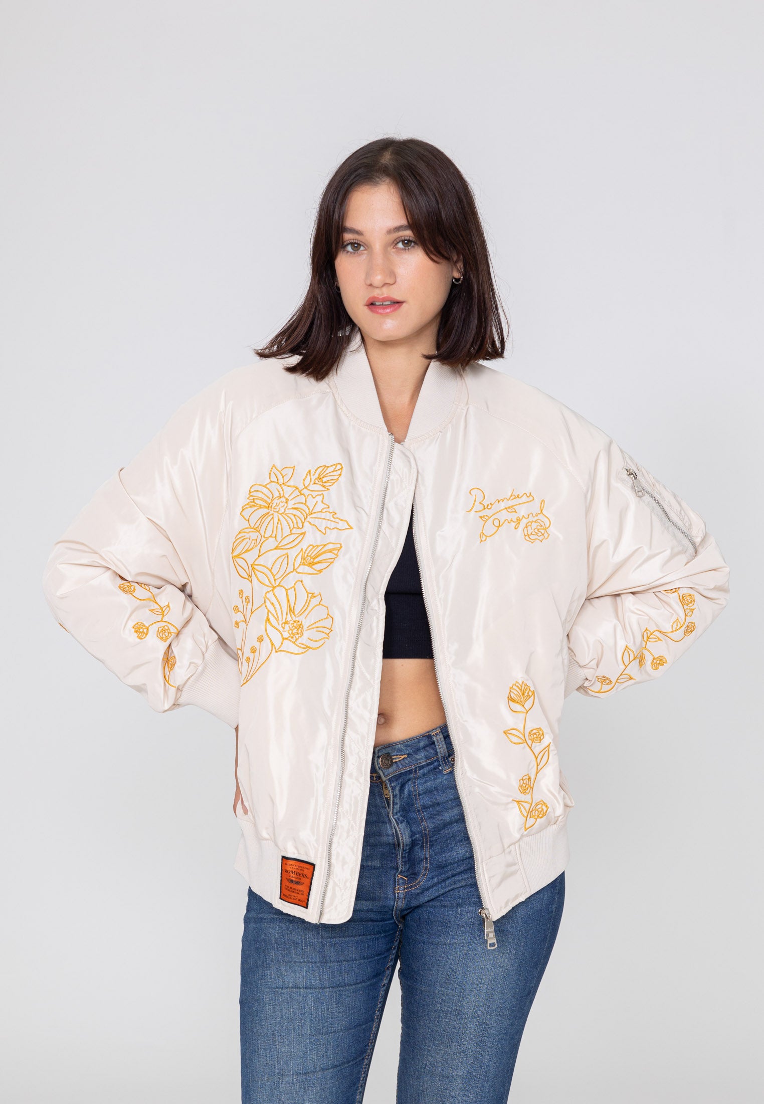 Princess W Bomberjacke in Cream Jacken Bombers Original