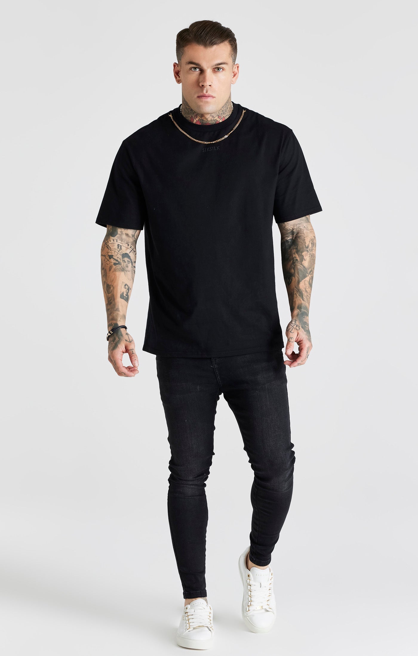 Essential Skinny Jean in Black Jeans SikSilk