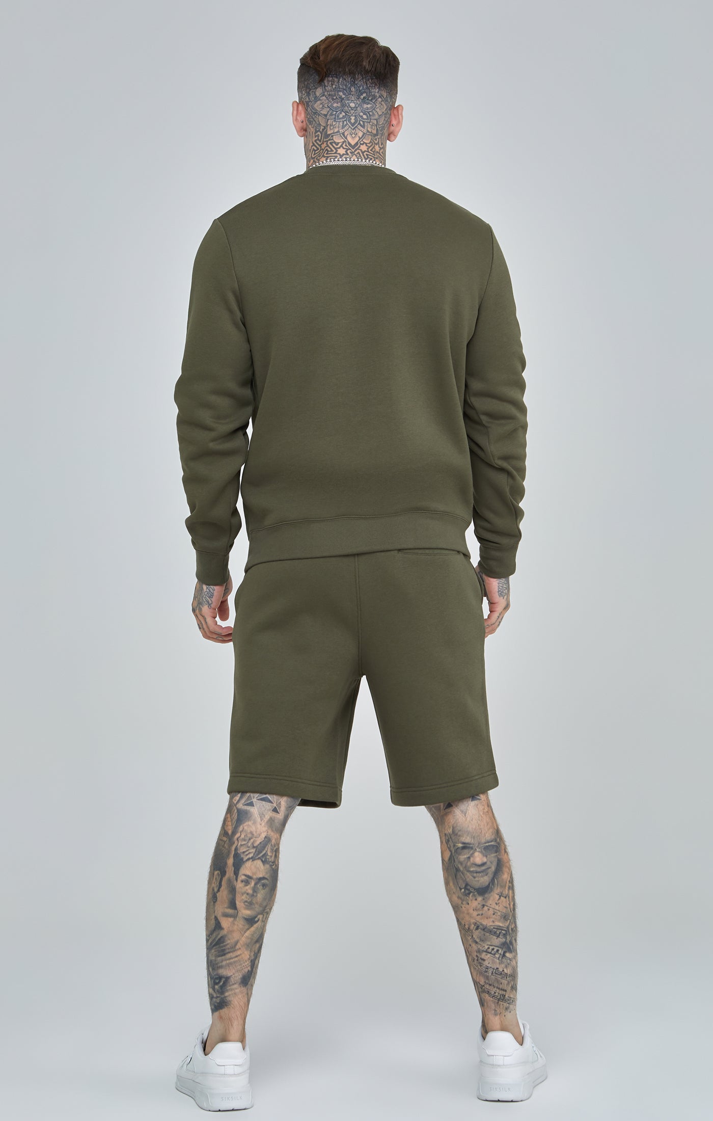 Essential Sweatshirt in Khaki Sweatshirts SikSilk
