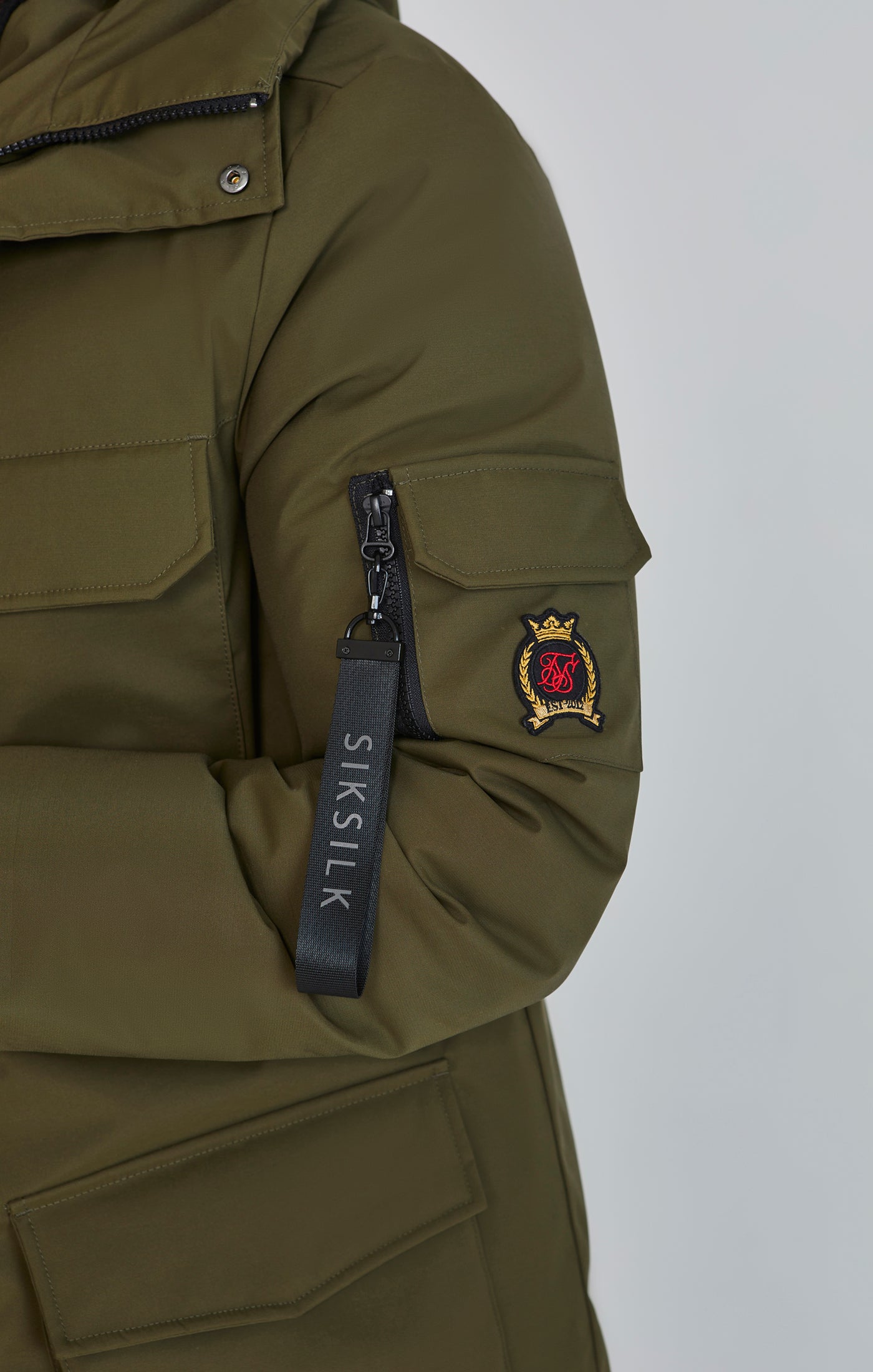 Parka in Green Jacken SikSilk