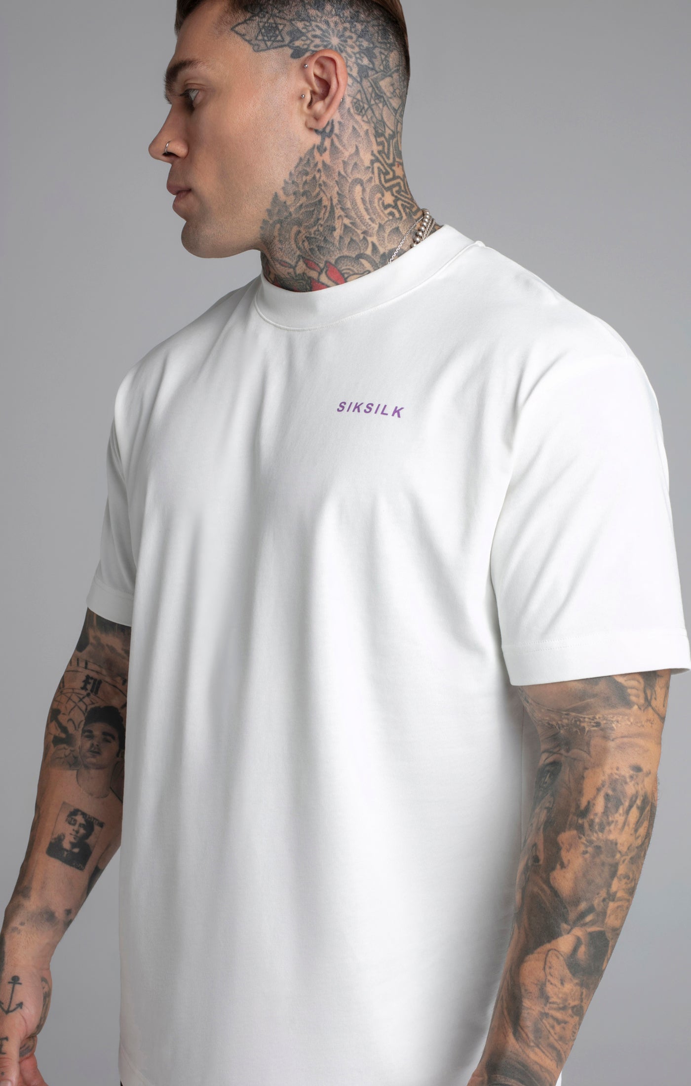 Limited Edition T-Shirt in White T-Shirts SikSilk   