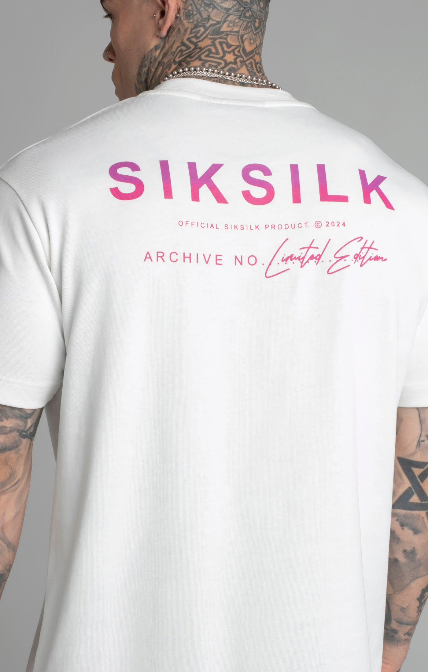 Limited Edition T-Shirt in White T-Shirts SikSilk   