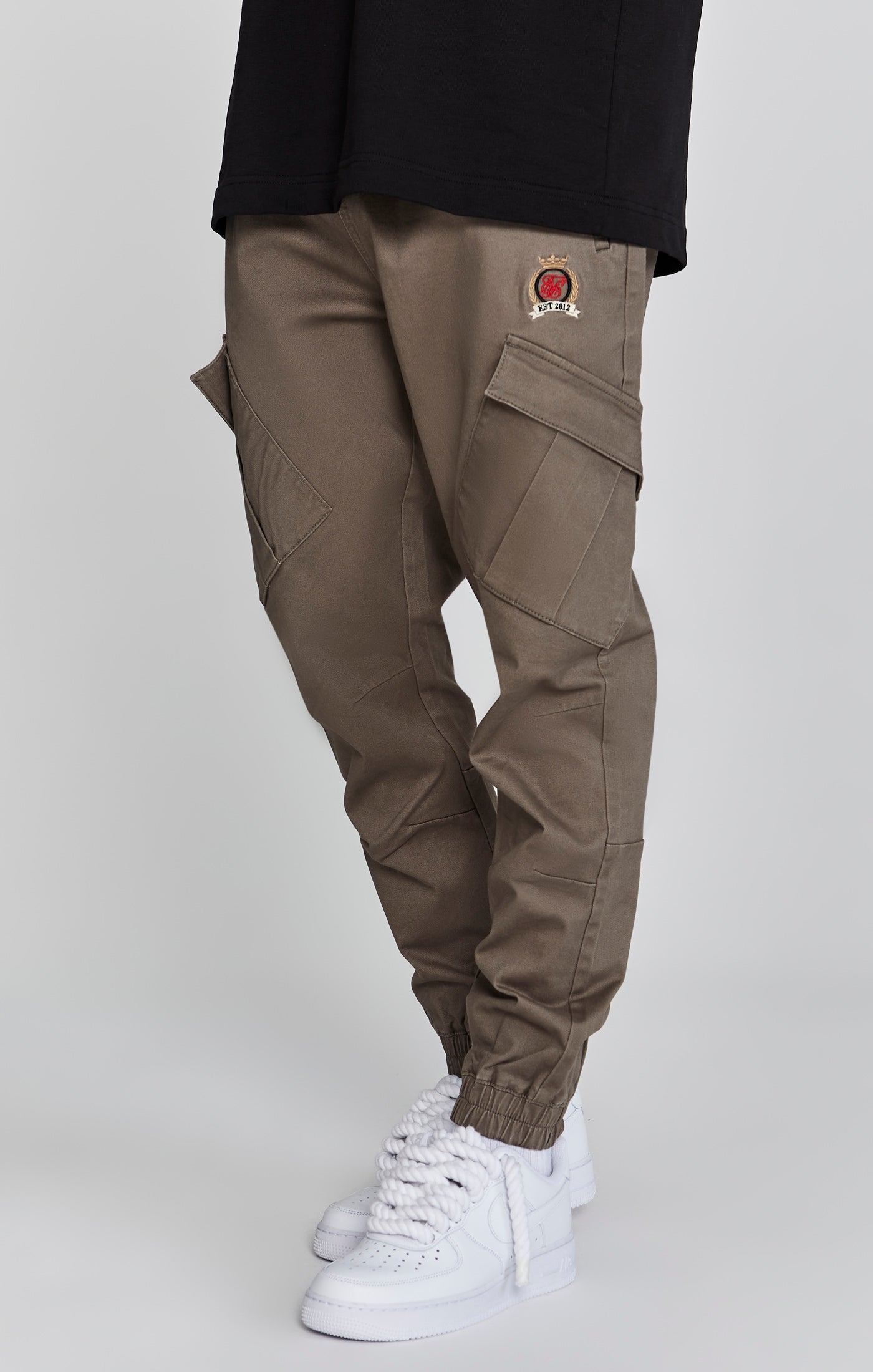 Cargo Pants in Brown Hosen SikSilk