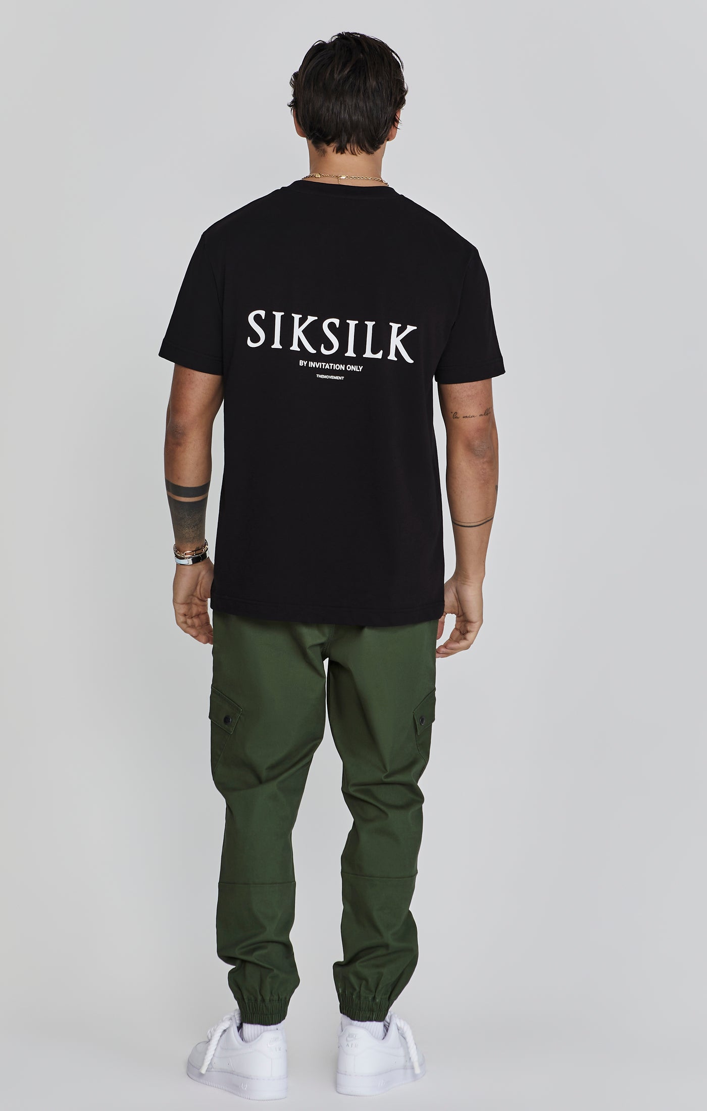 Cargo Pants in Green Khaki Hosen SikSilk