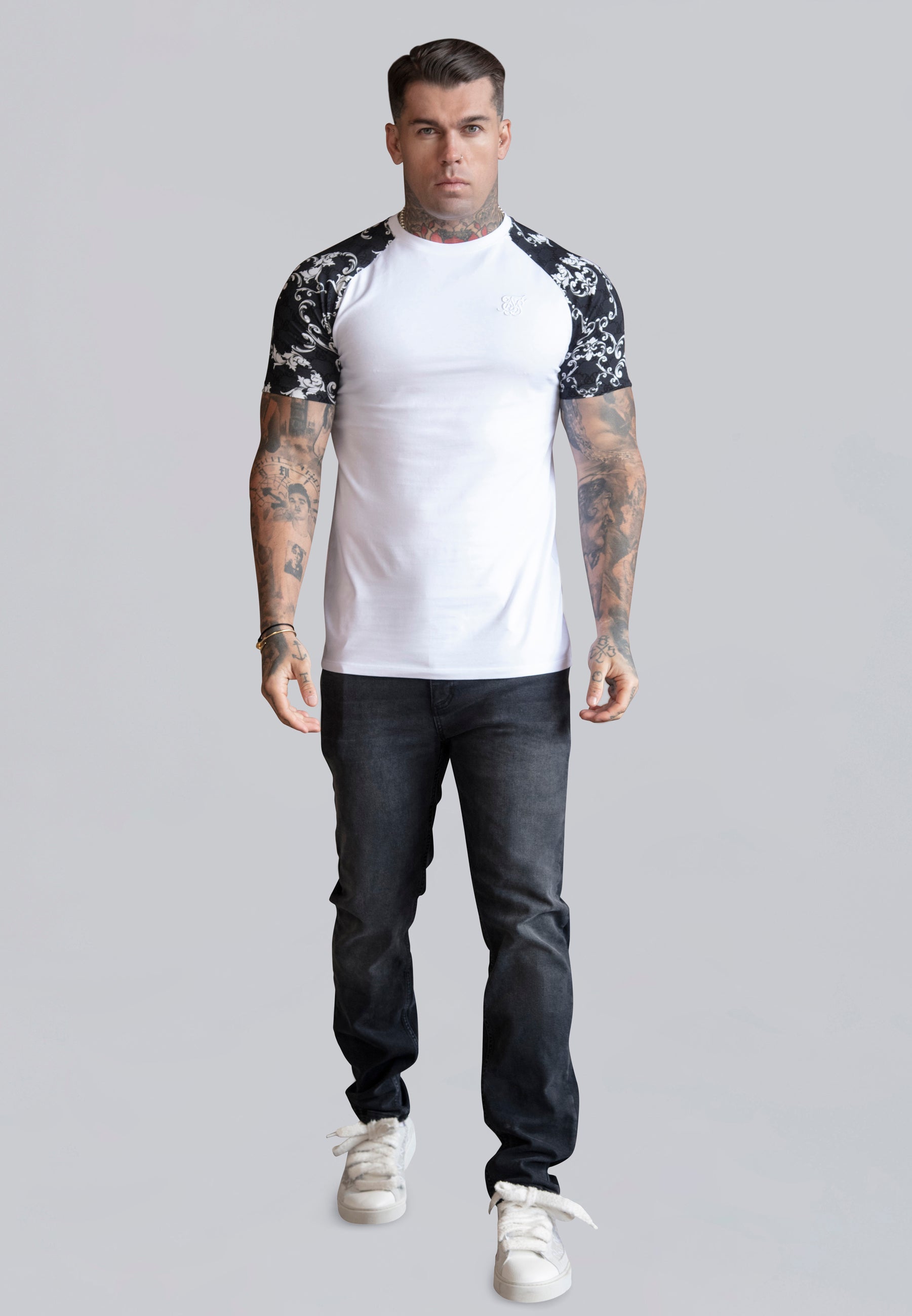 Venetian T-Shirt in White T-Shirts SikSilk