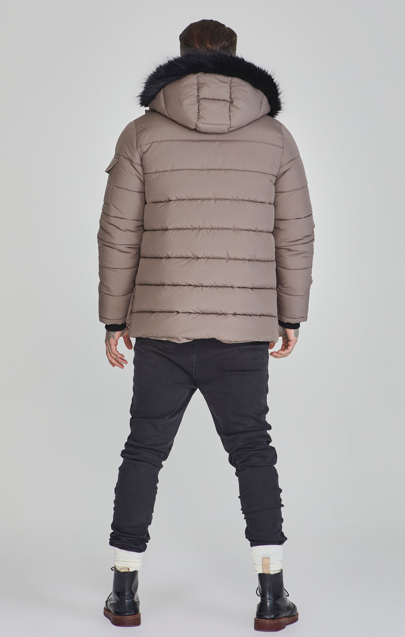 Parka in Beige Jacken SikSilk