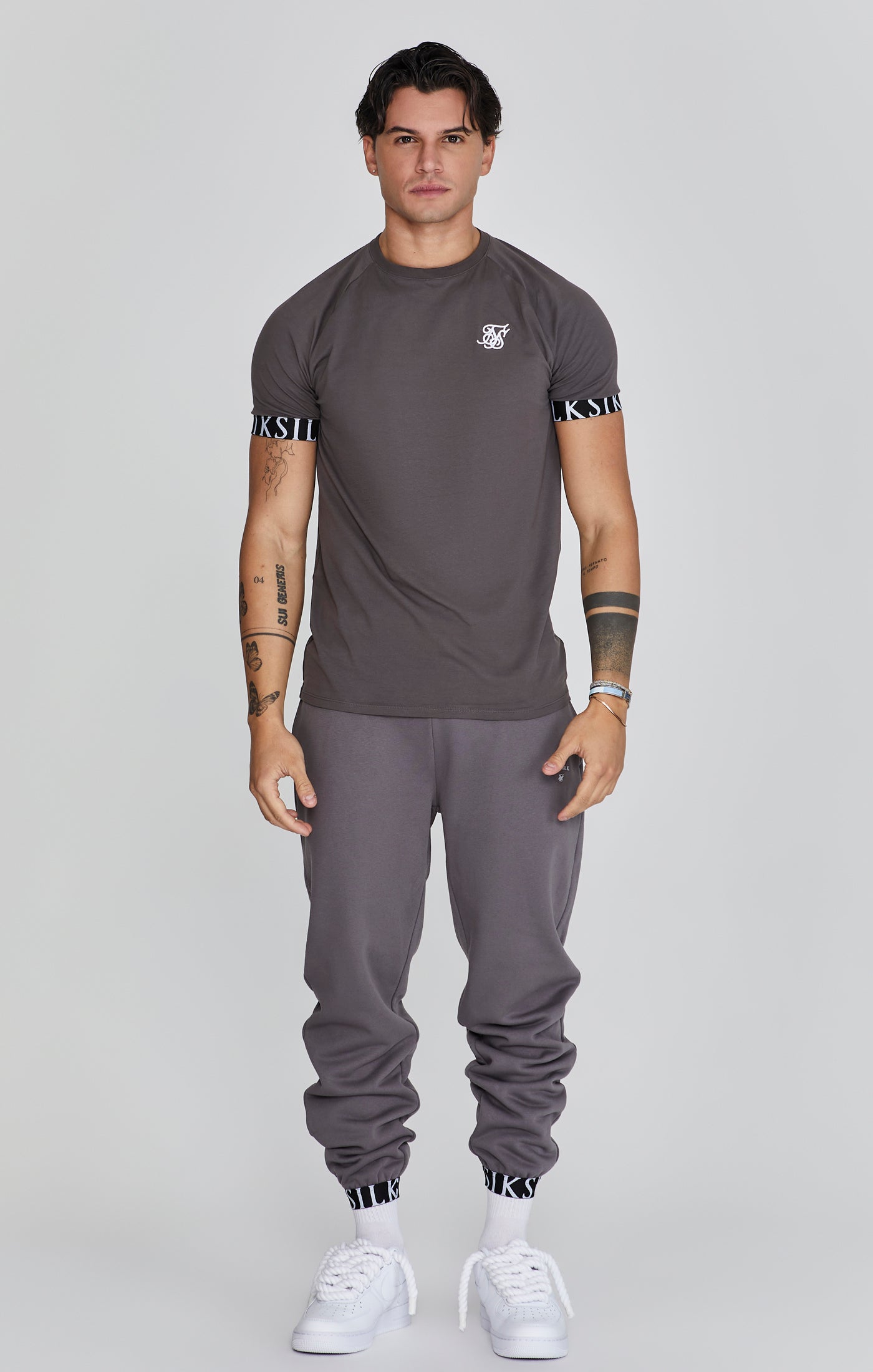 Tech T-Shirt in Grey T-Shirts SikSilk