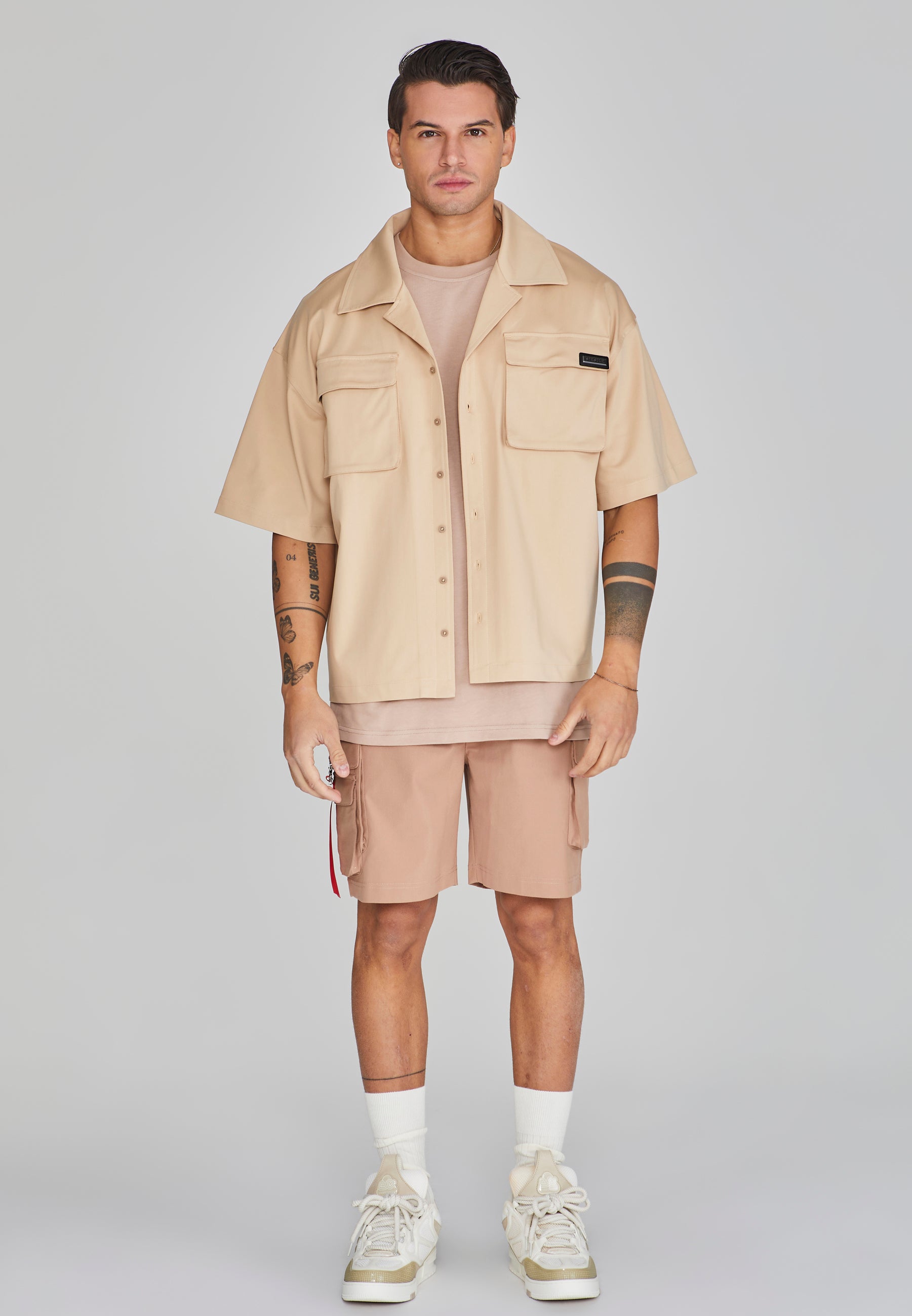 Cargo Shorts in Brown Shorts SikSilk