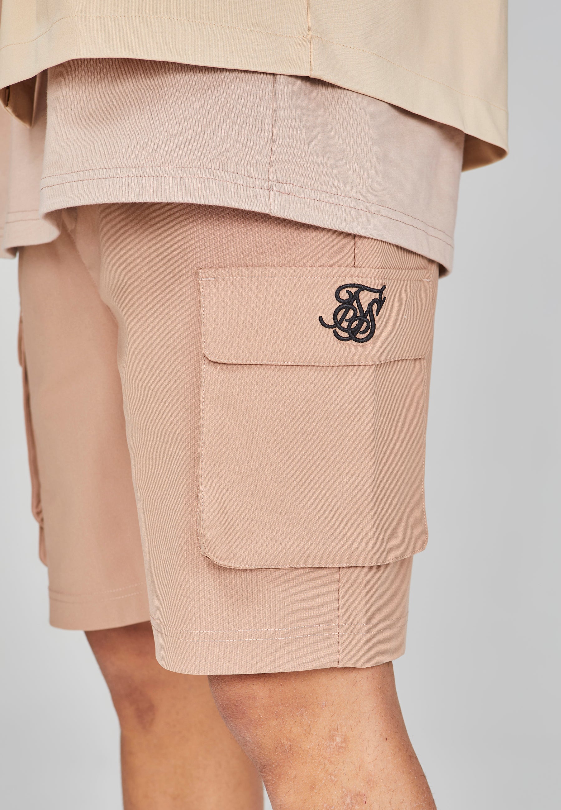 Cargo Shorts in Brown Shorts SikSilk
