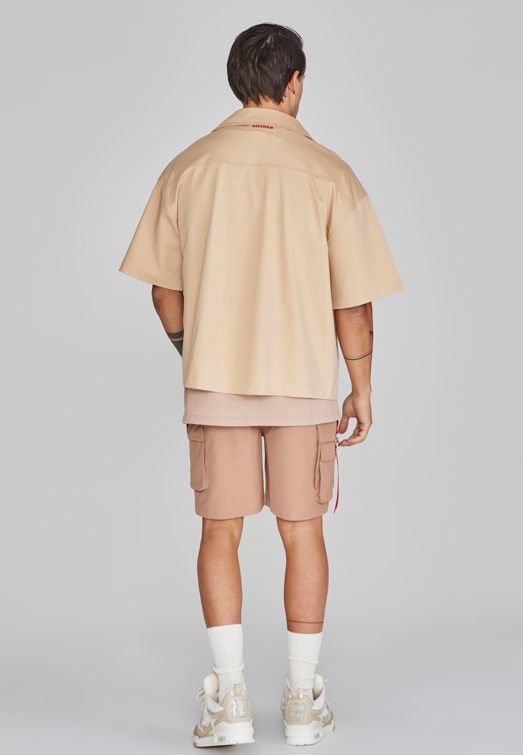 Cargo Shorts in Brown Shorts SikSilk