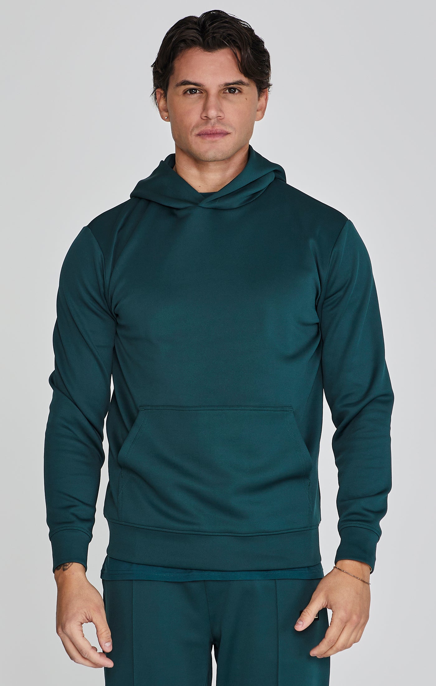 Smart Hoodie in Green Kapuzenpullover SikSilk