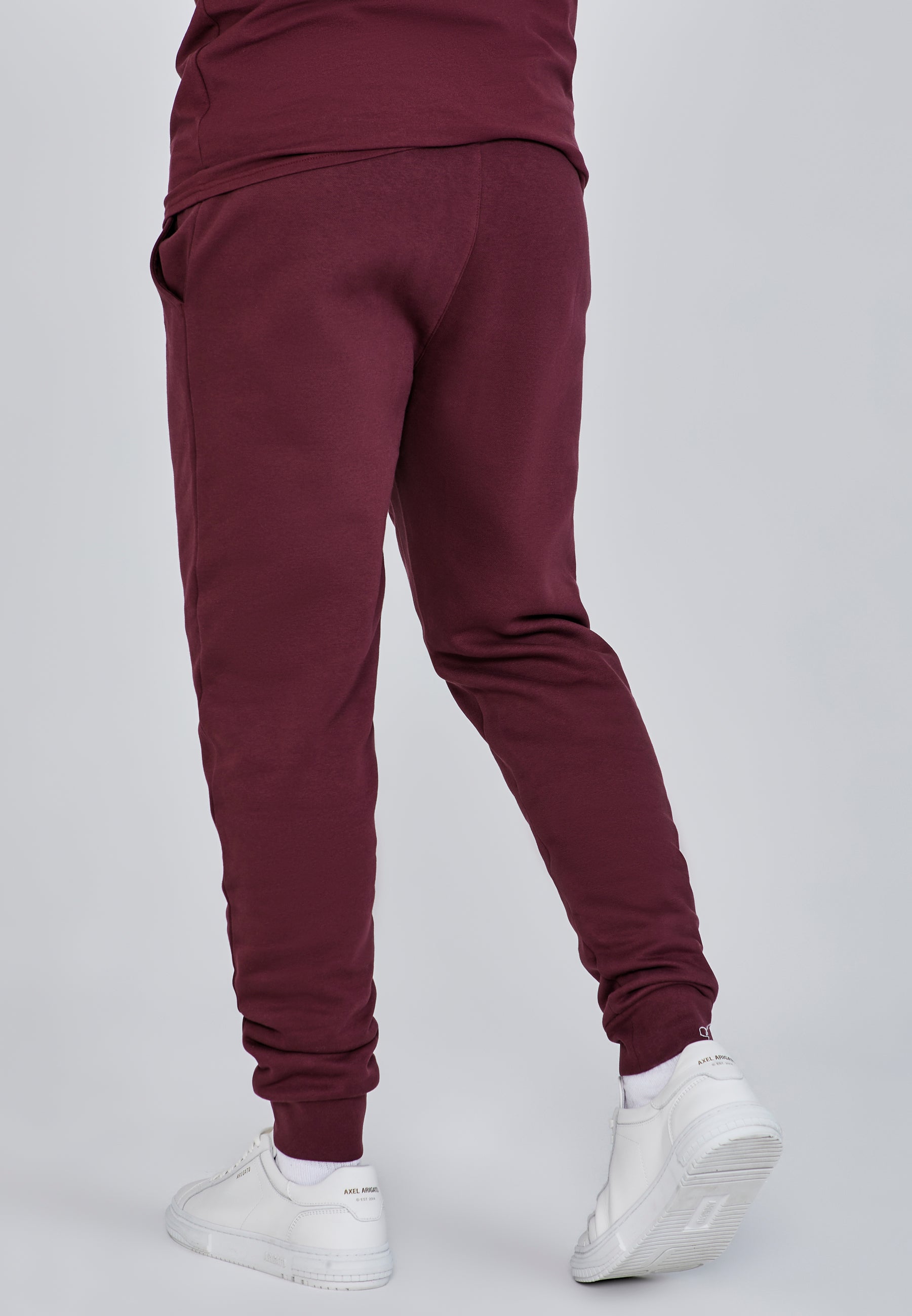 Essentials Joggers in Burgundy Hosen SikSilk