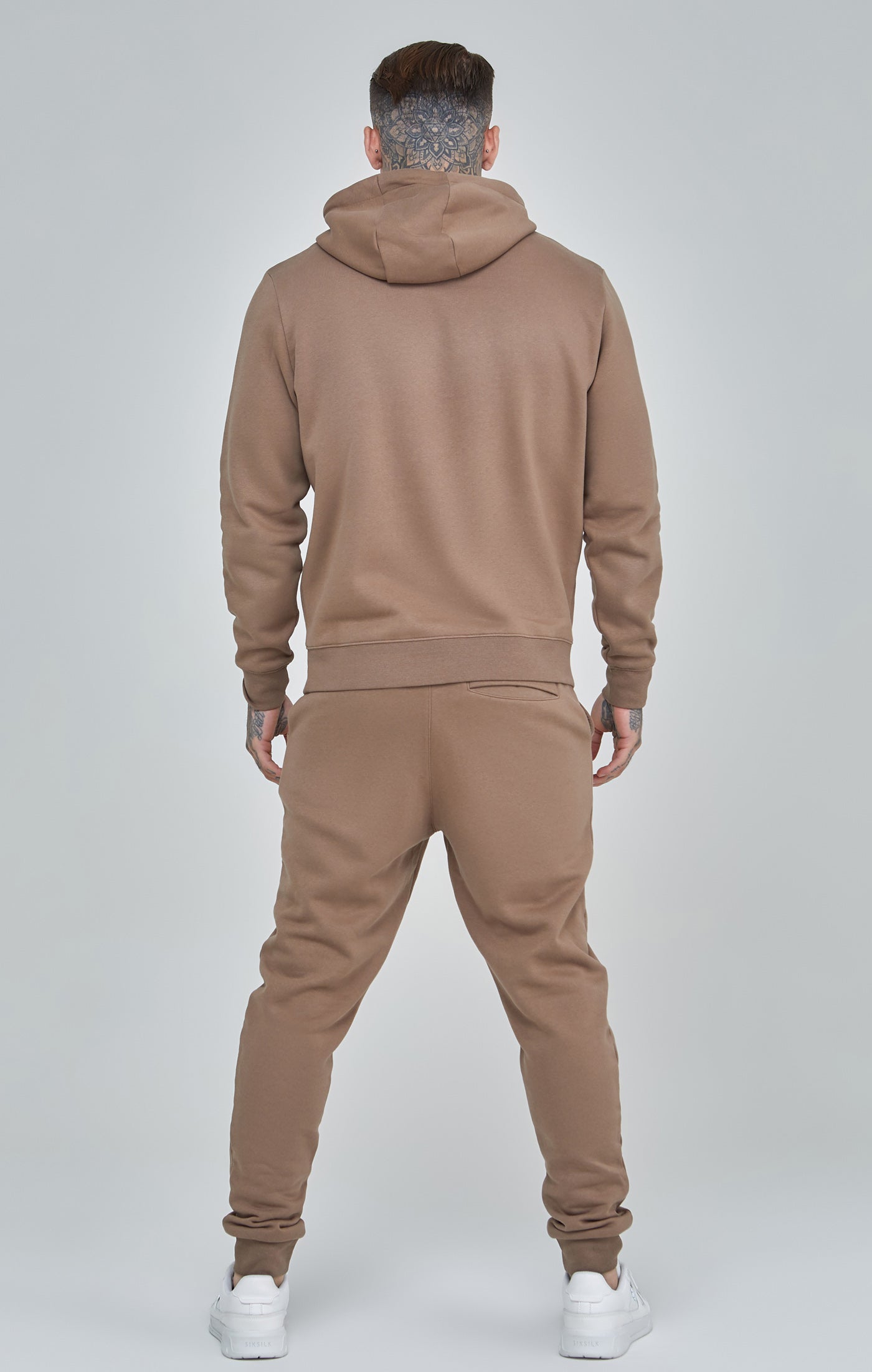 Essentials Overhead Hoodie in Brown Kapuzenpullover SikSilk