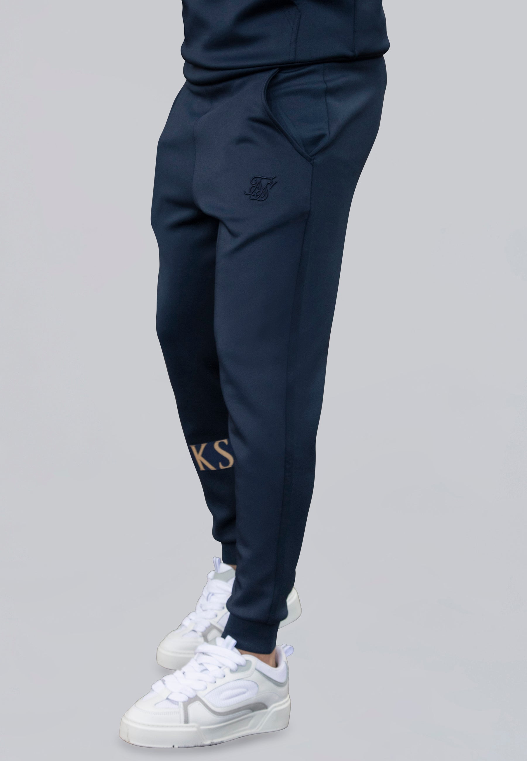 Dynamic Joggers in Navy Hosen SikSilk