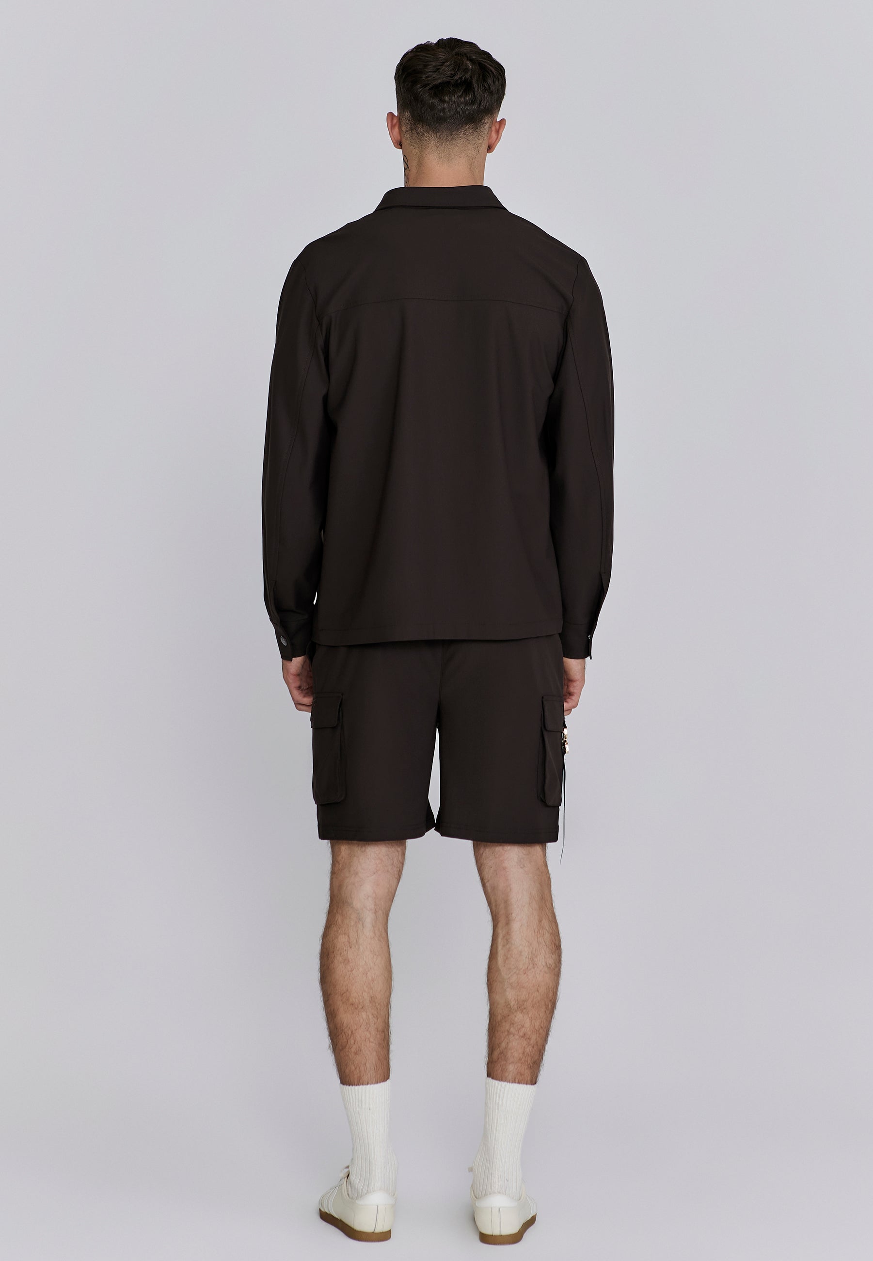 Flight Cargo Short in Brown Shorts SikSilk