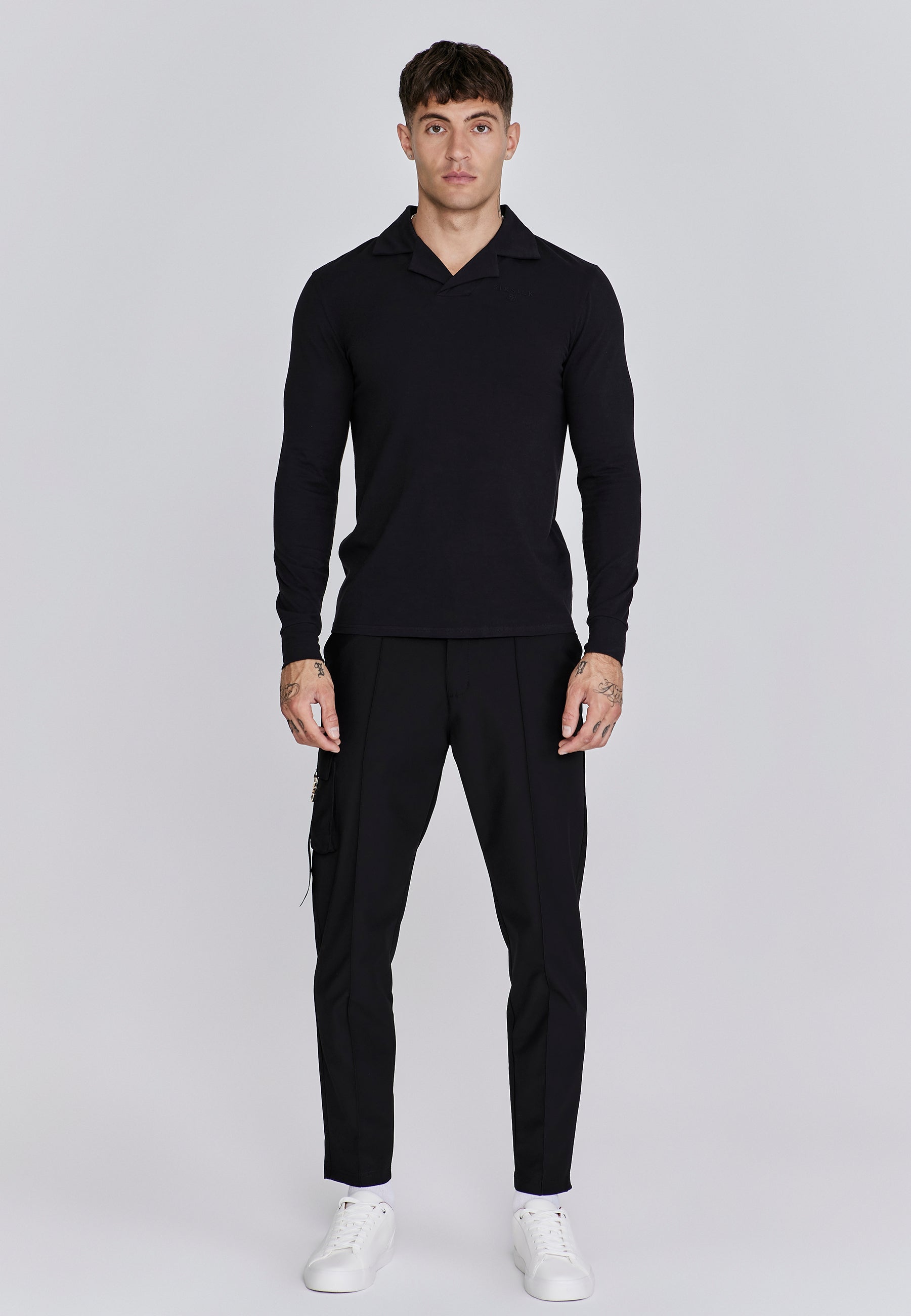 Flight Cargo Pant in Black Hosen SikSilk