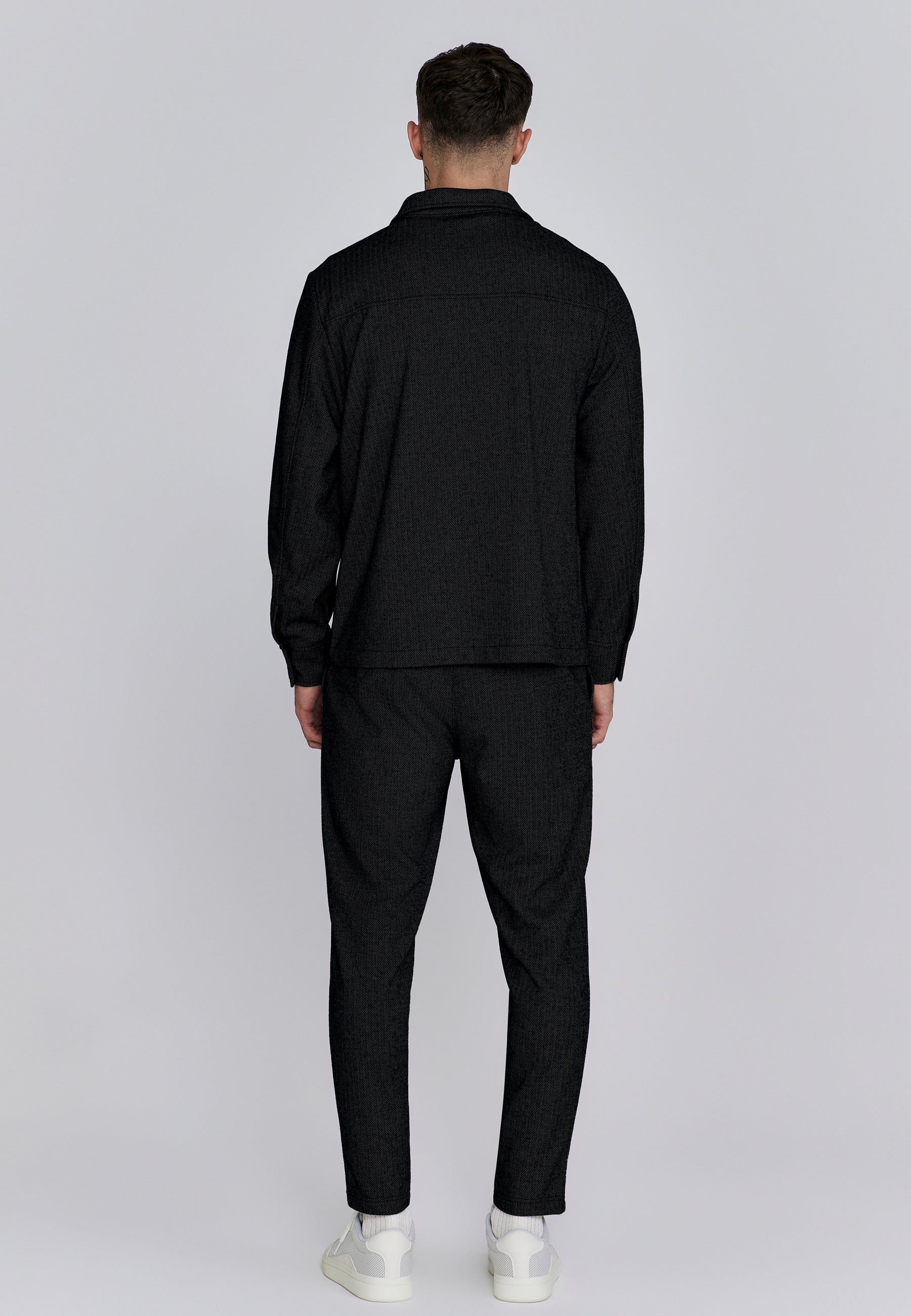 Smart Overshirt in Black Hemden SikSilk