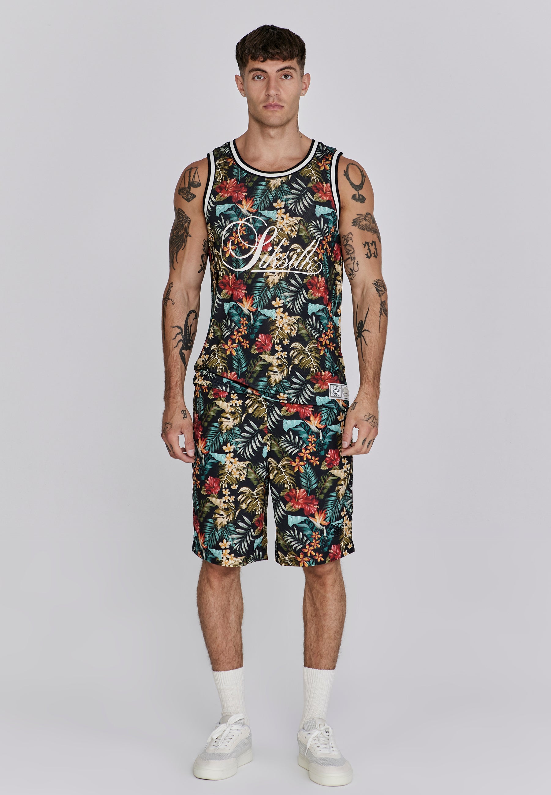 Basketball Vest in Multi T-Shirts SikSilk