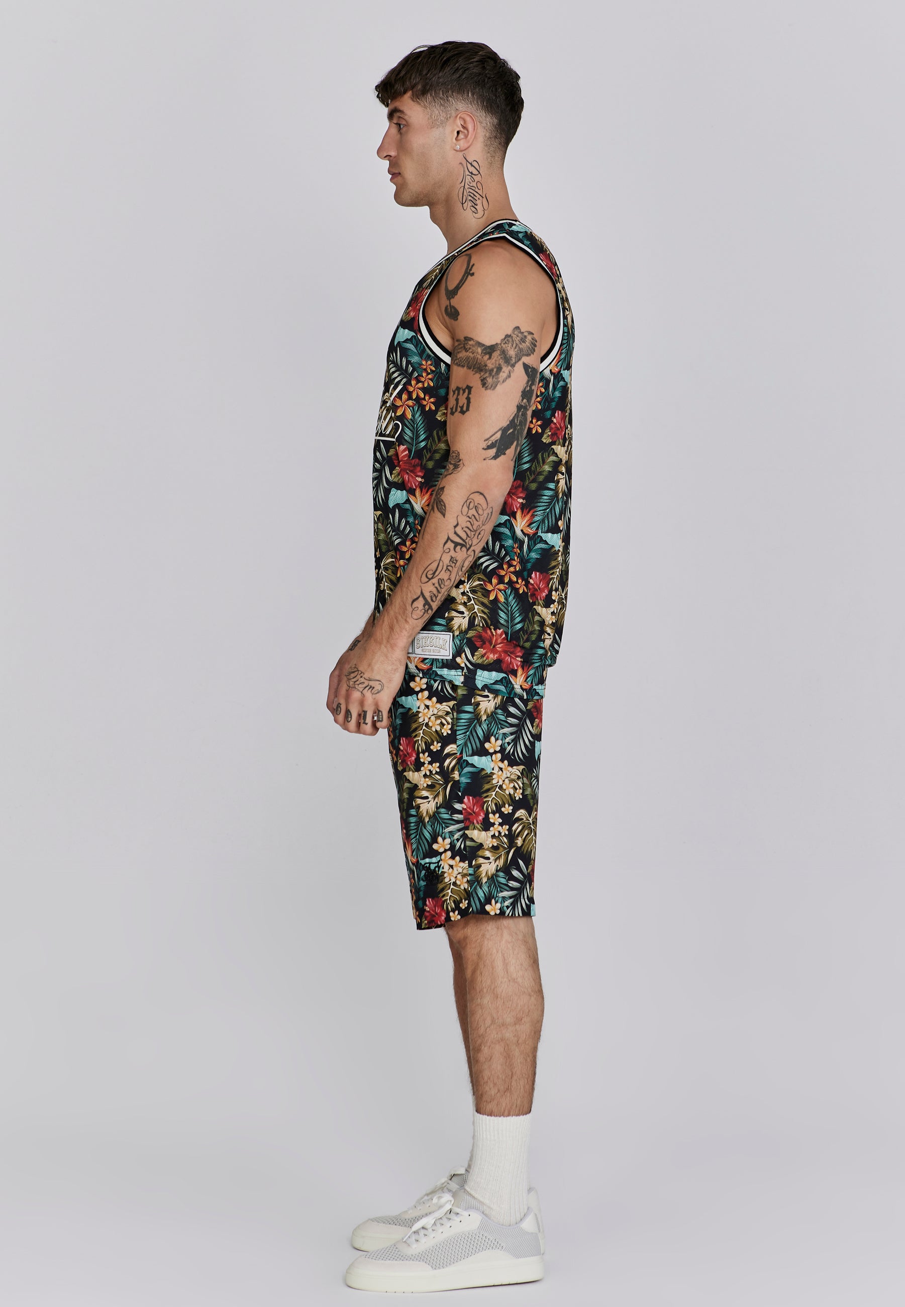 Basketball Vest in Multi T-Shirts SikSilk