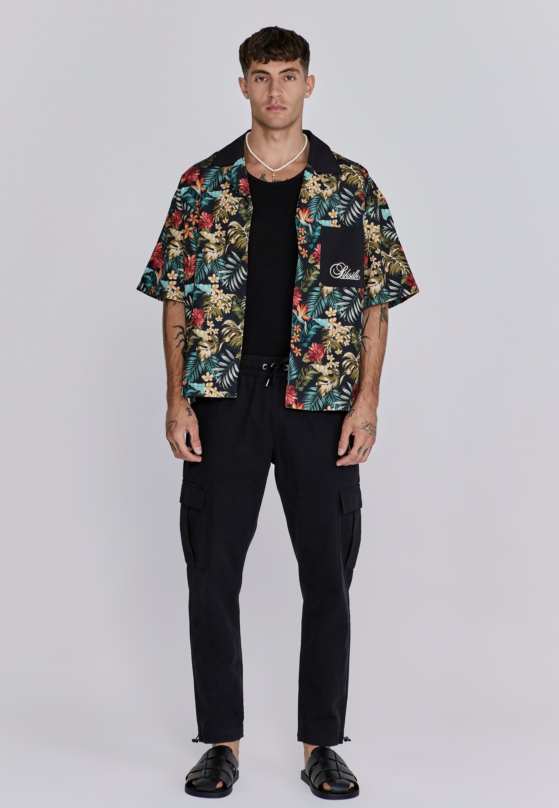 Resort Shirt in Multi Hemden SikSilk