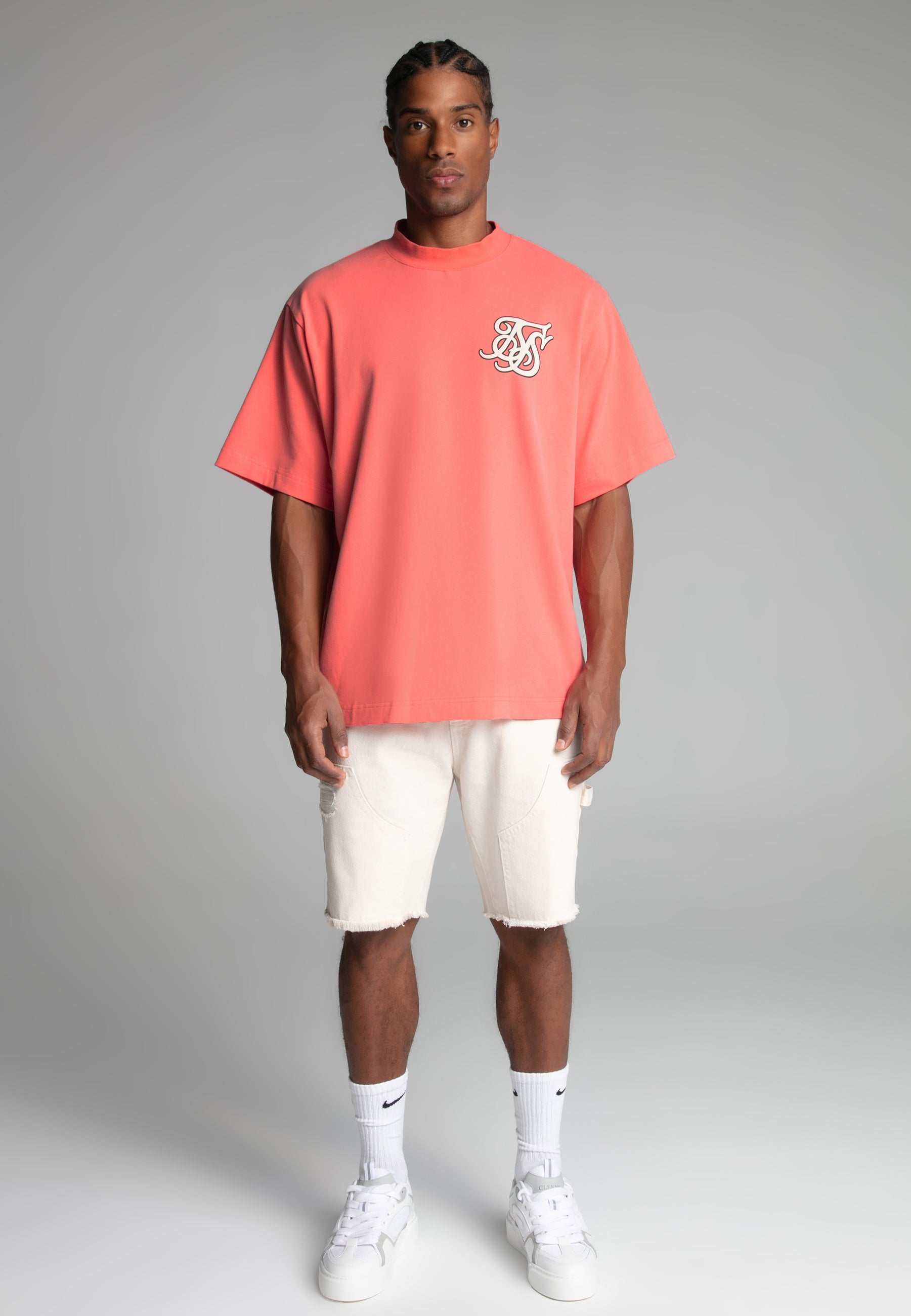 Logo T-Shirt in Pink T-Shirts SikSilk