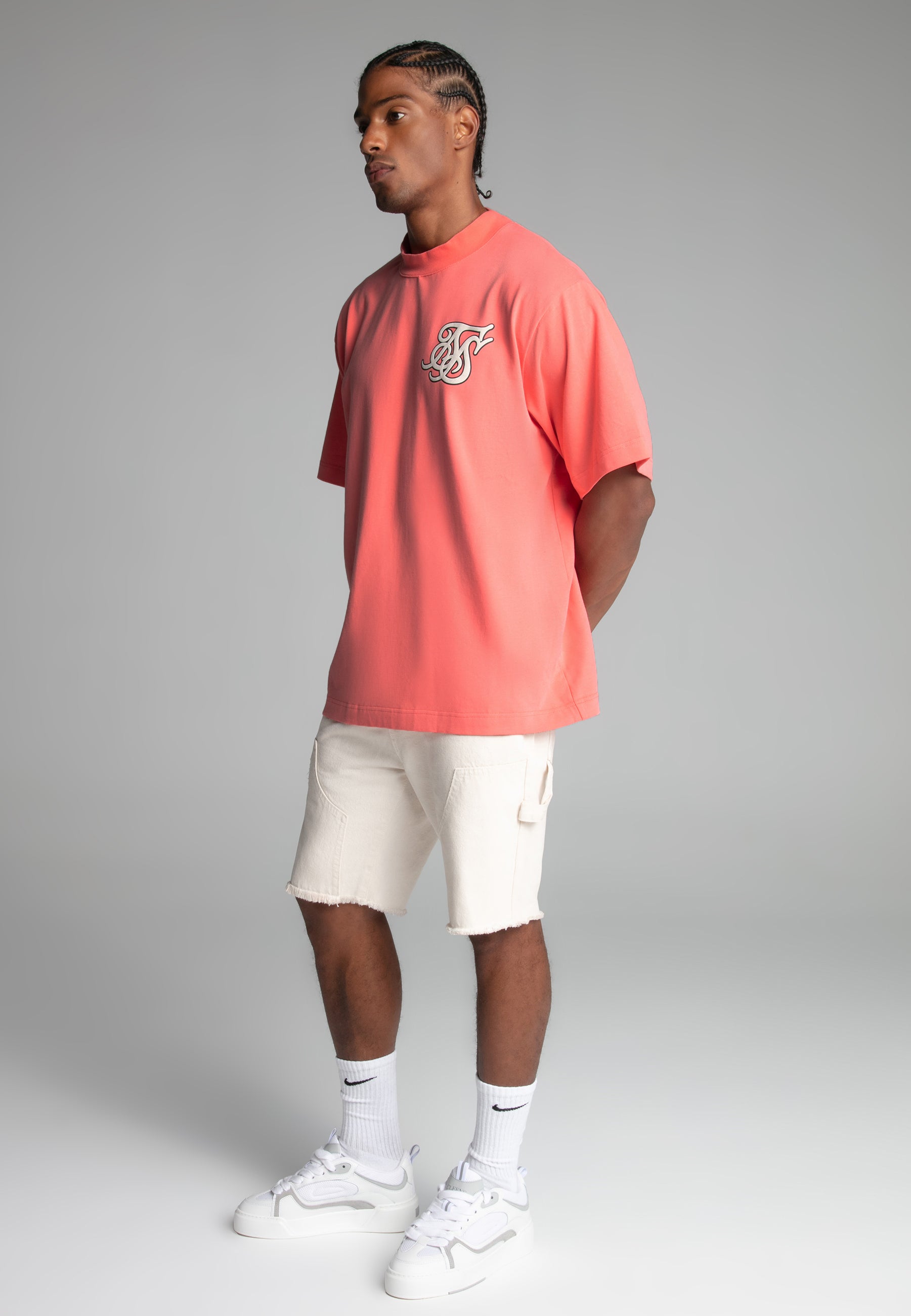 Logo T-Shirt in Pink T-Shirts SikSilk