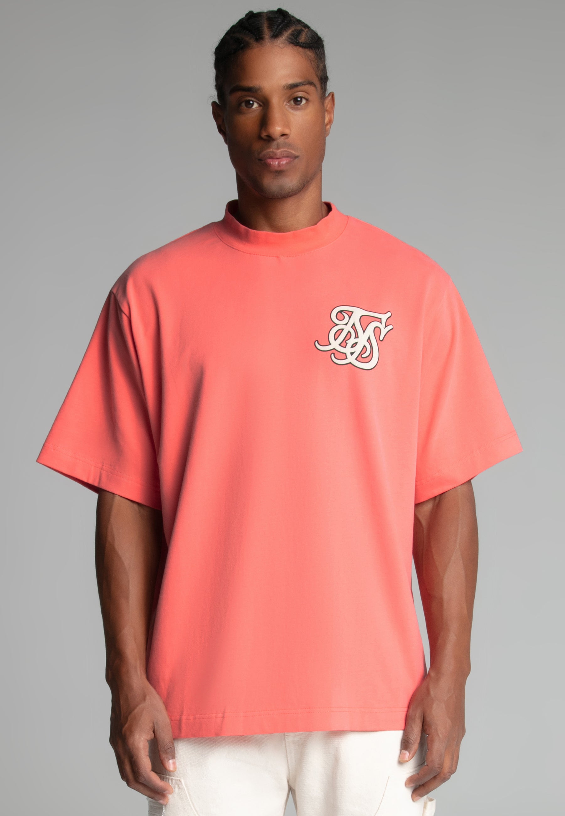 Logo T-Shirt in Pink T-Shirts SikSilk