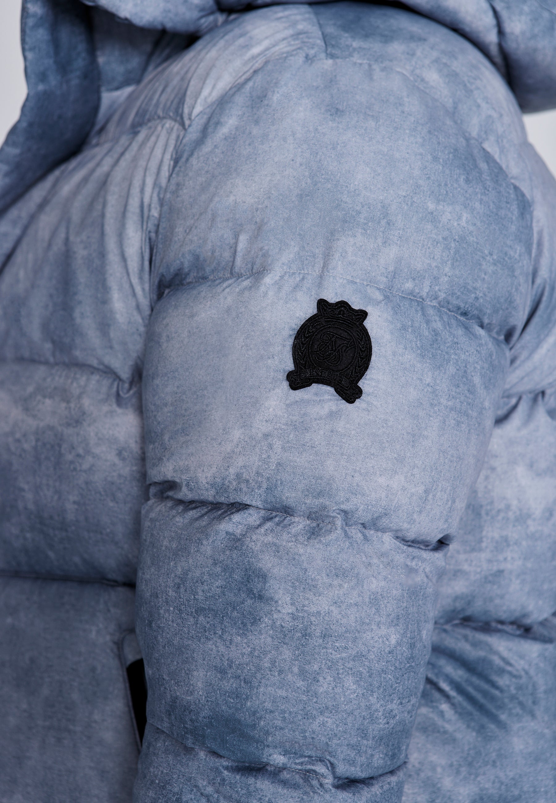 Puffer Jacket in Light Grey