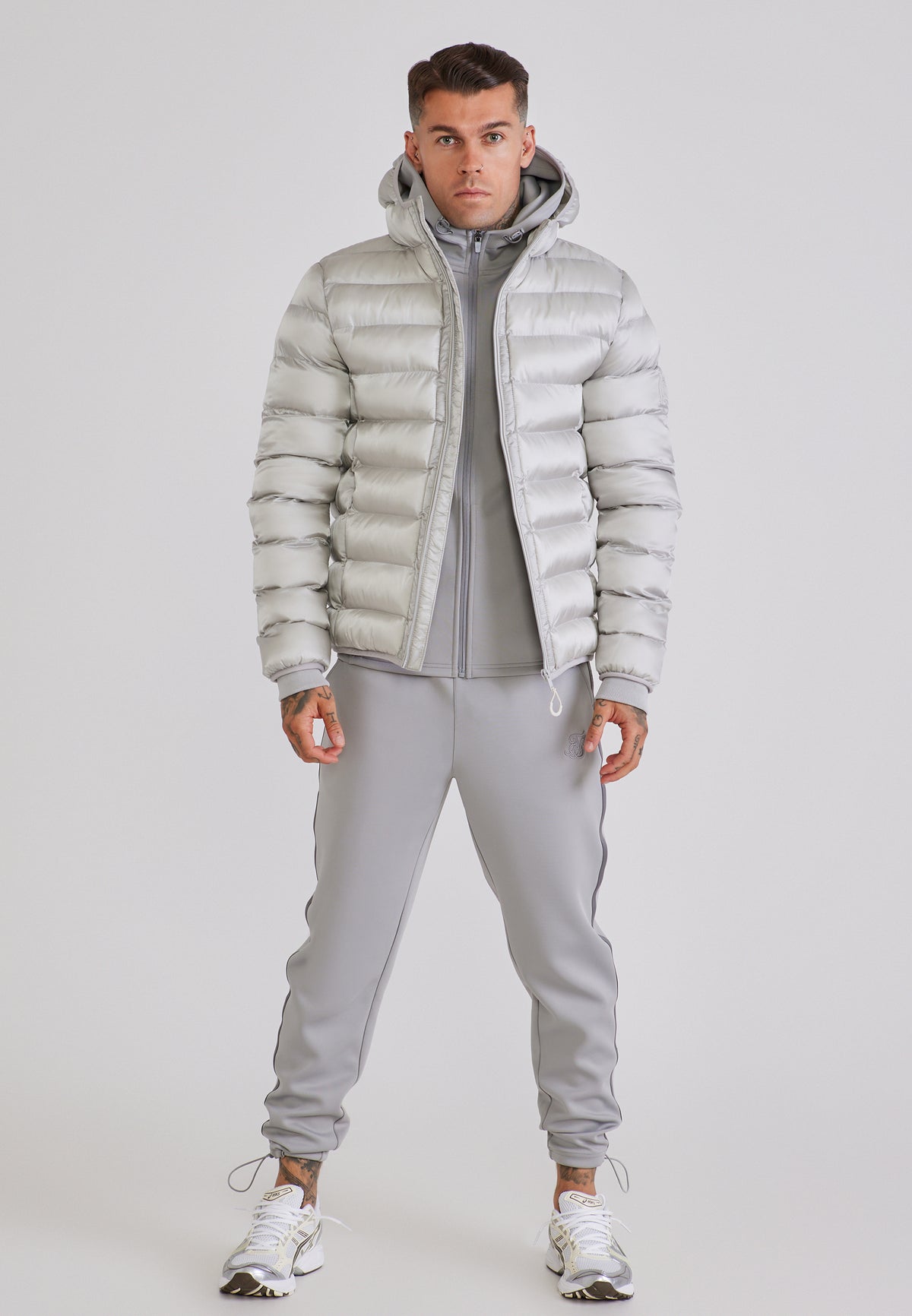 Steppjacke Bubble in Light Grey Jacken SikSilk