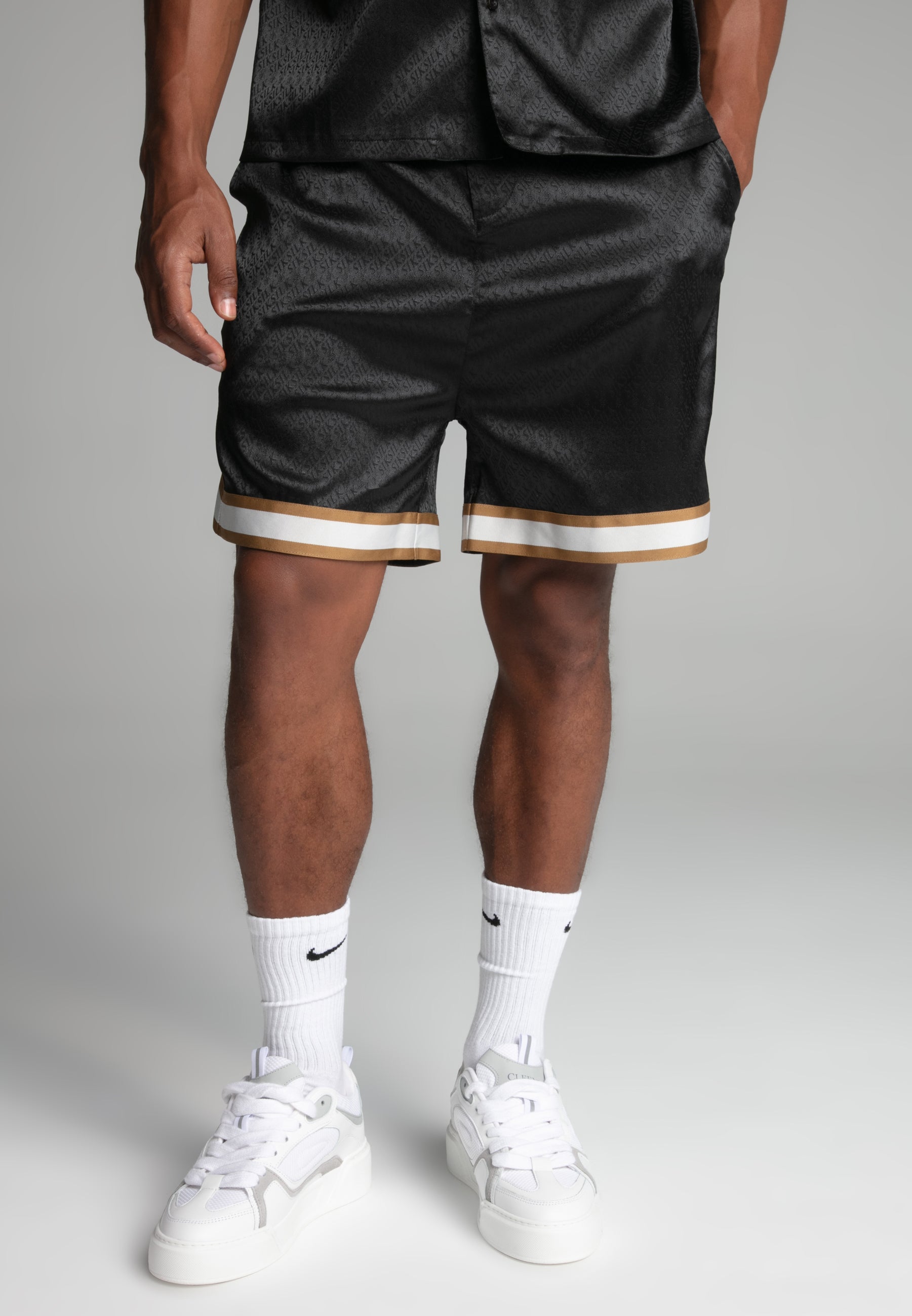 Resort Shorts in Black Shorts SikSilk