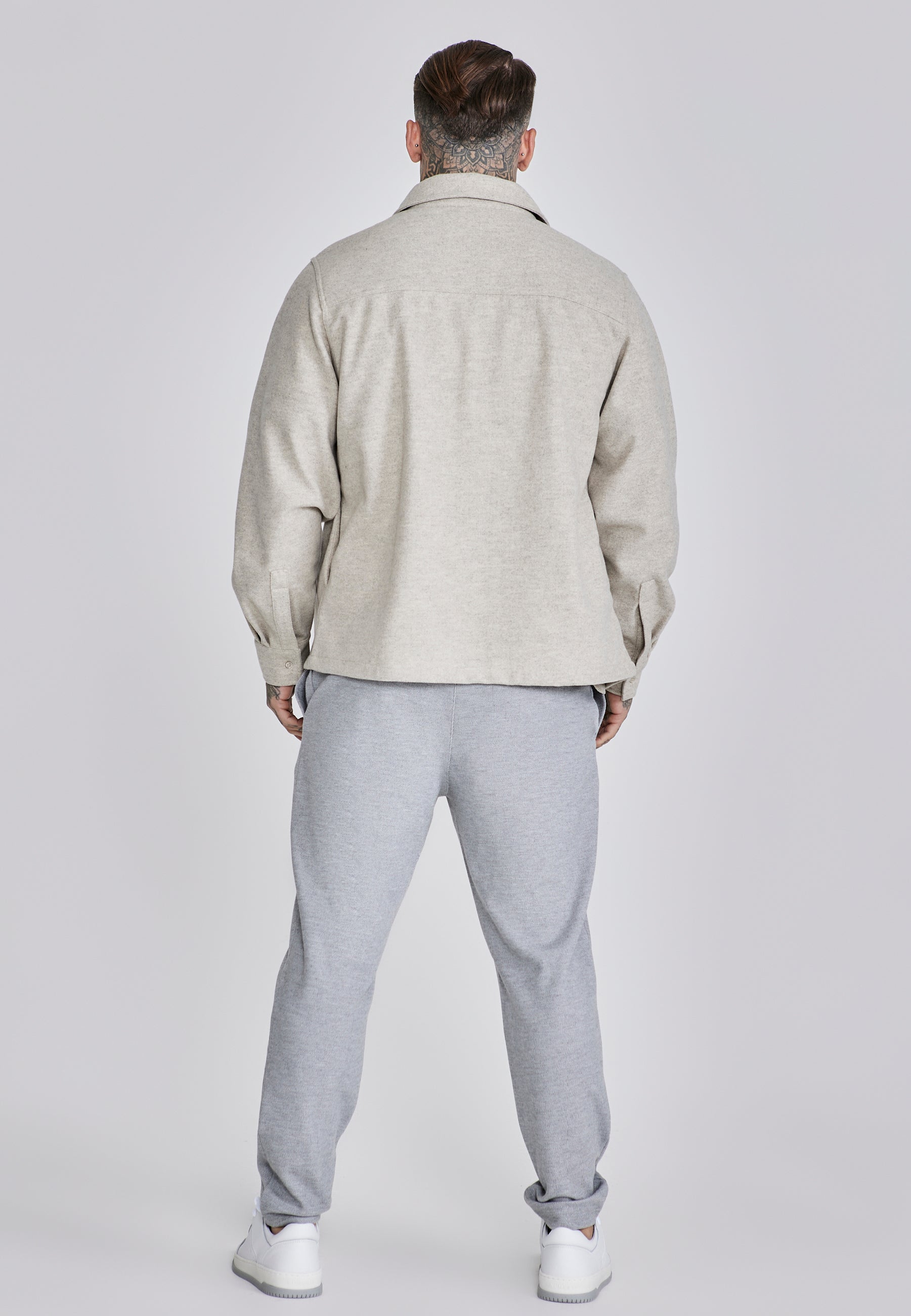 Overshirt in Beige Hemden SikSilk