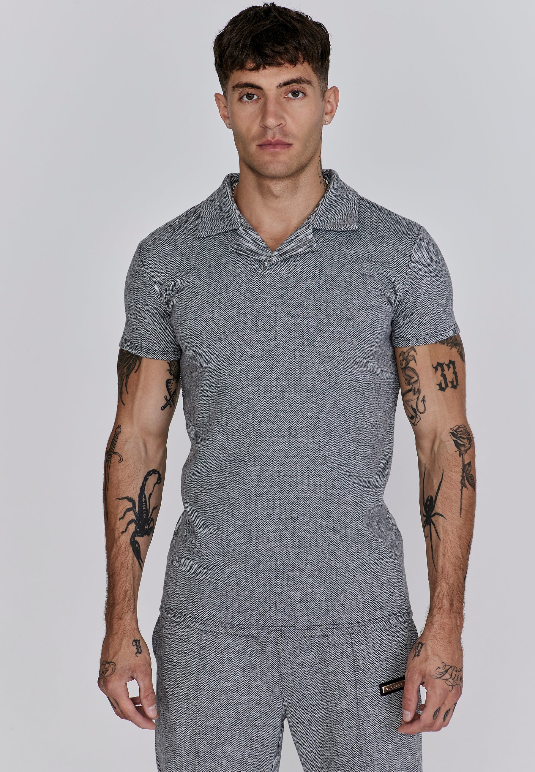 Smart T-Shirt in Grey T-Shirts SikSilk
