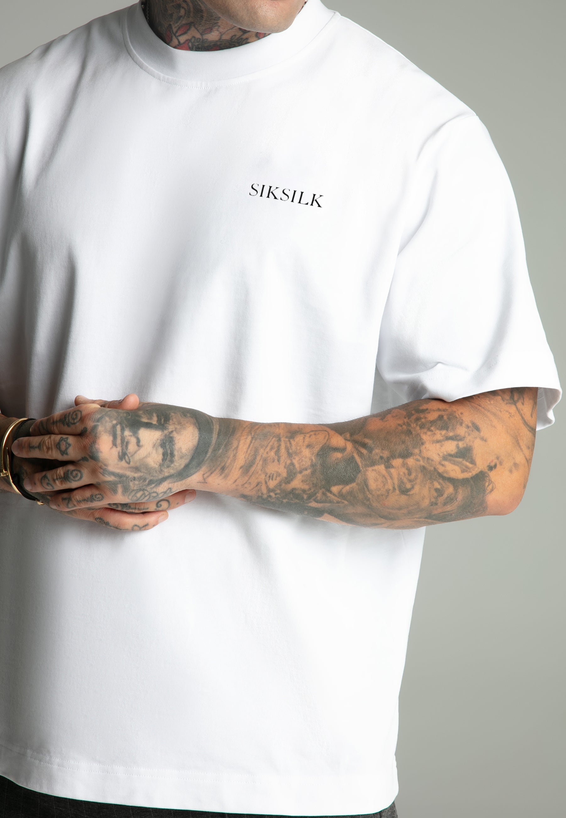 Graphic T-Shirt in White T-Shirts SikSilk