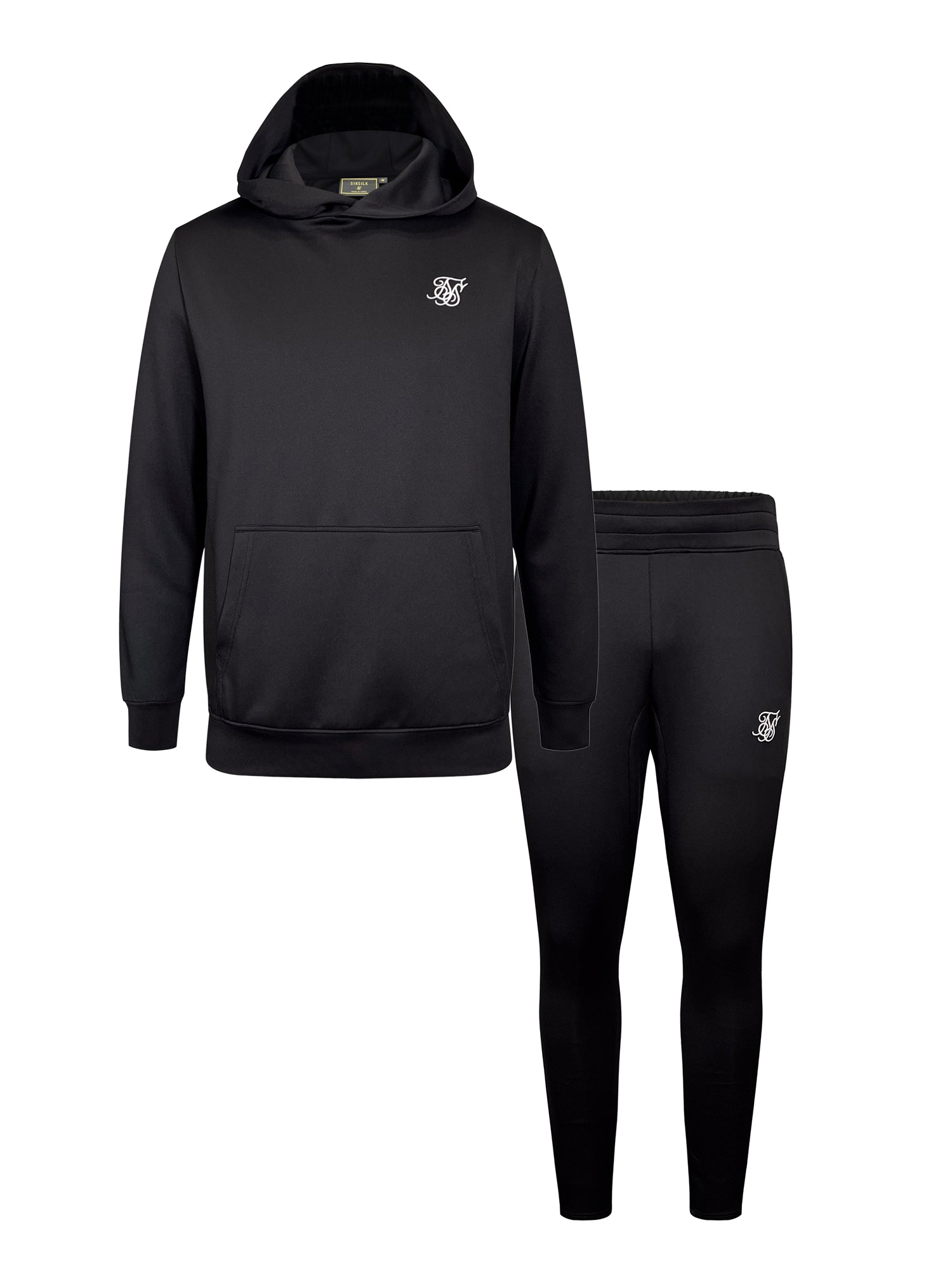 Hoodie and Joggers Set in Black