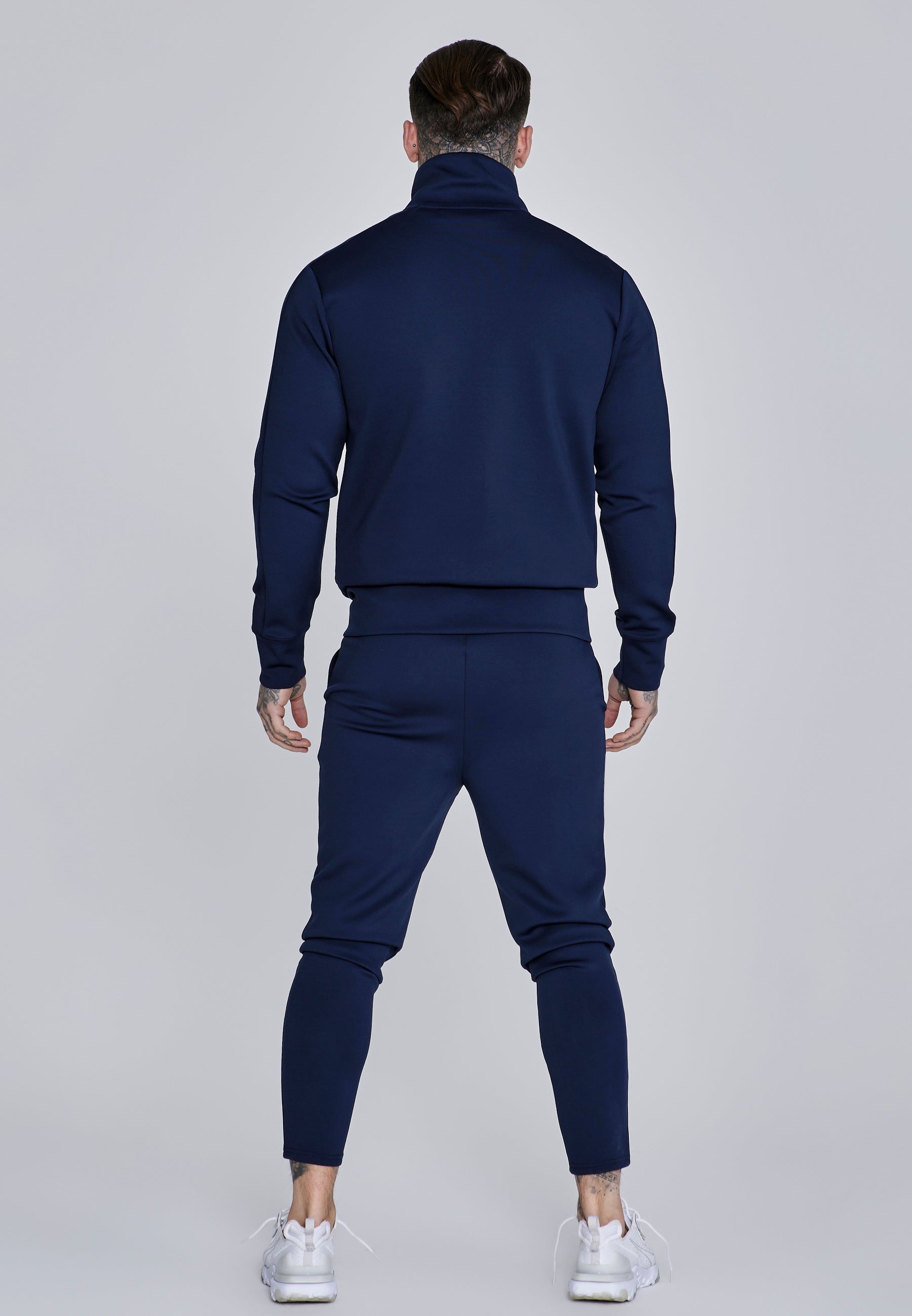 Essentials Poly Joggers in Navy Hosen SikSilk