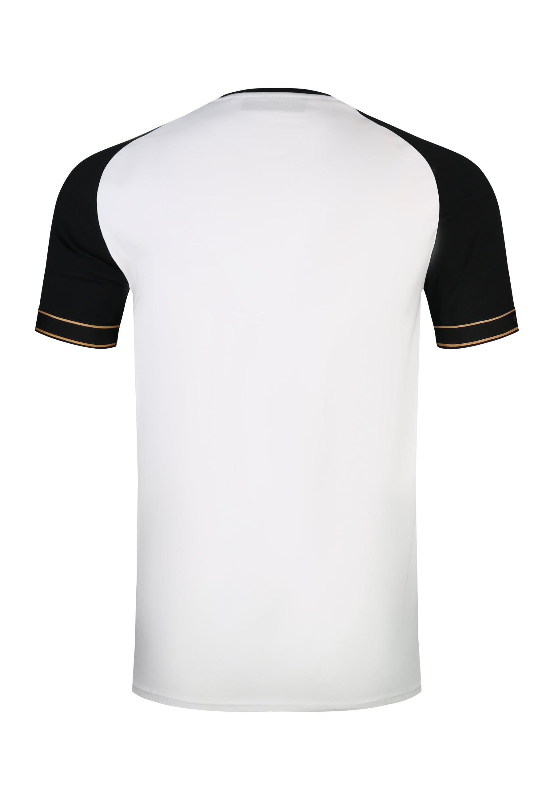 Tech T-Shirt in White-Black T-Shirts SikSilk