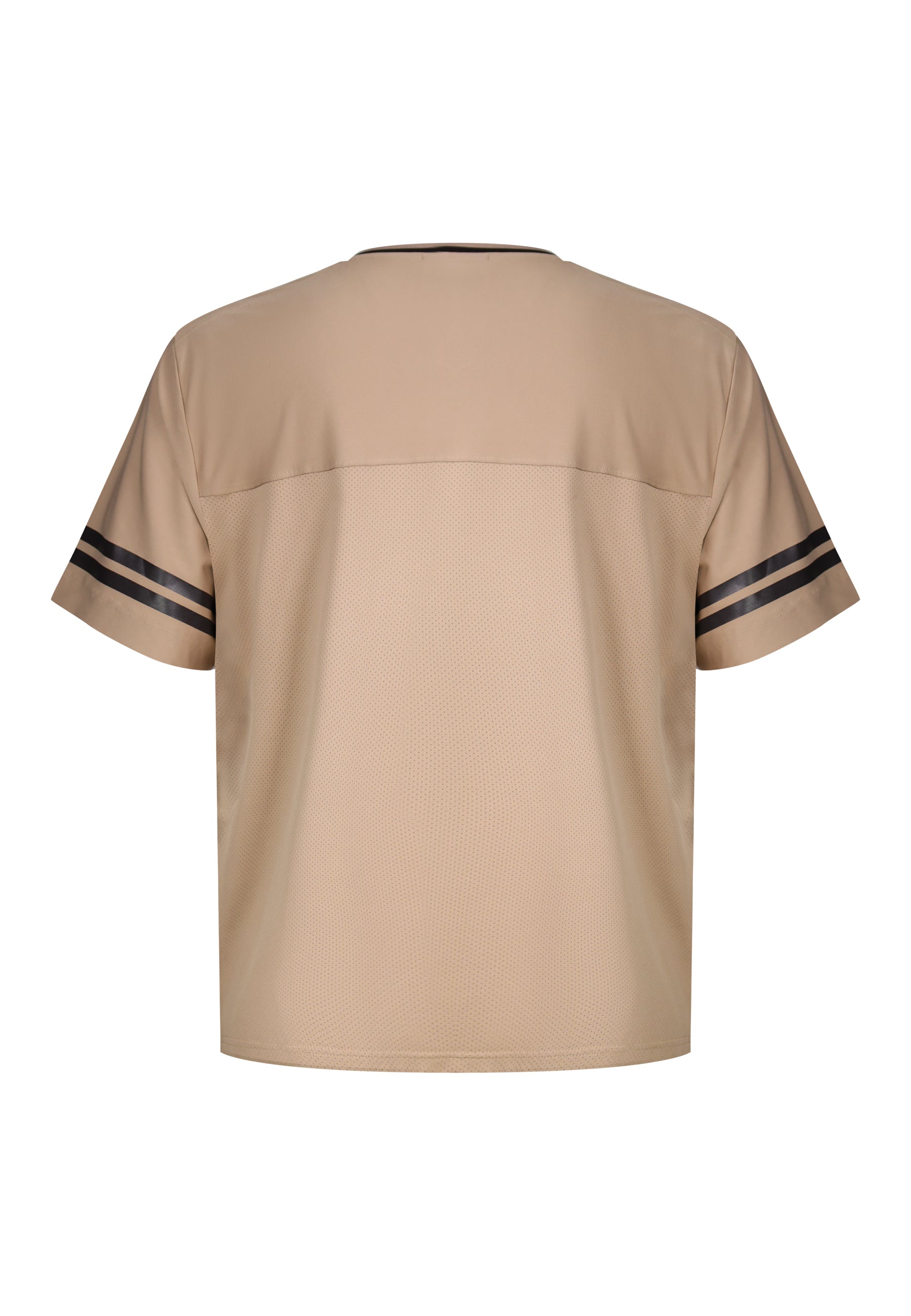 Football T-Shirt in Beige T-Shirts SikSilk