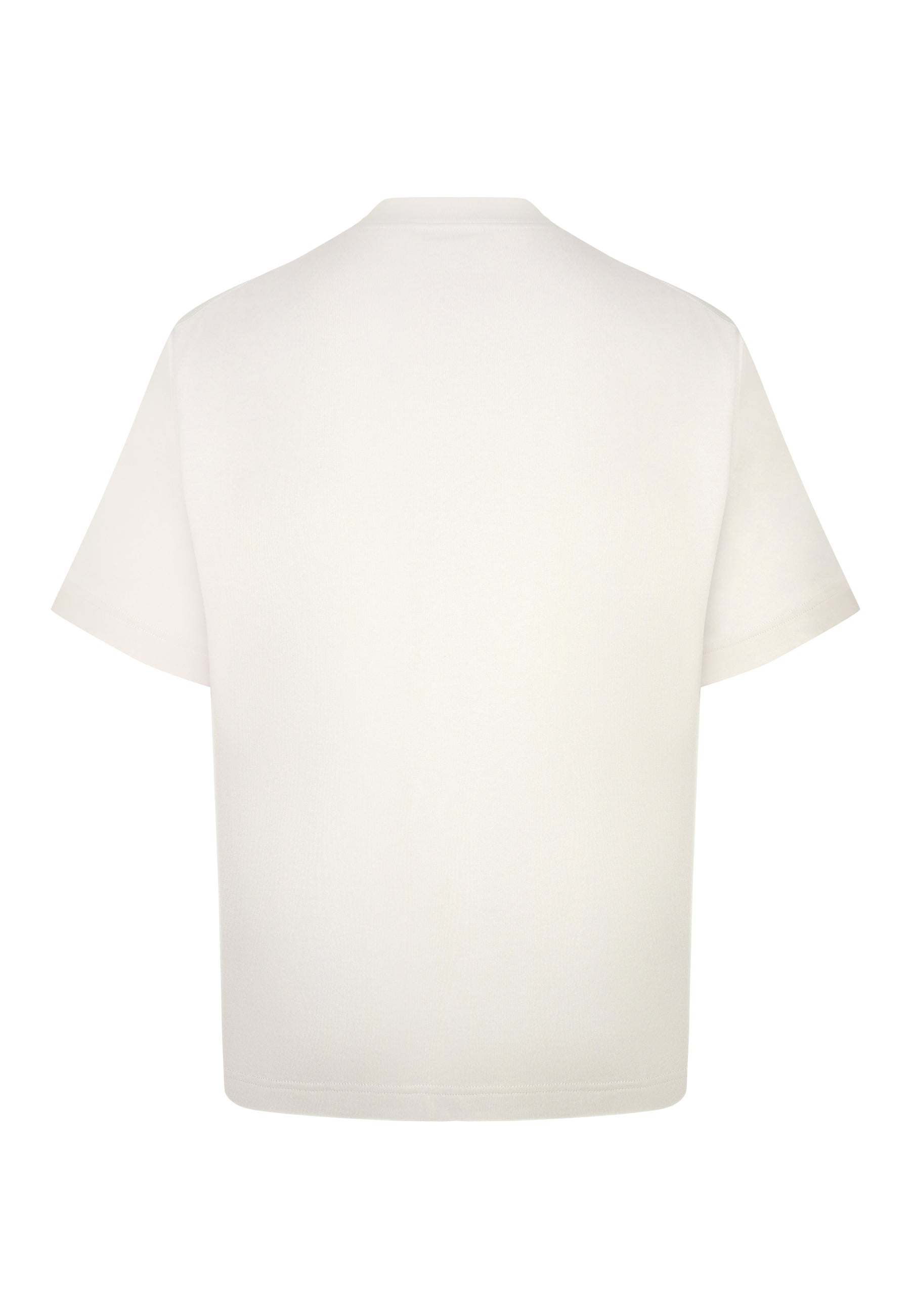 Graphic T-Shirt in Ecru T-Shirts SikSilk