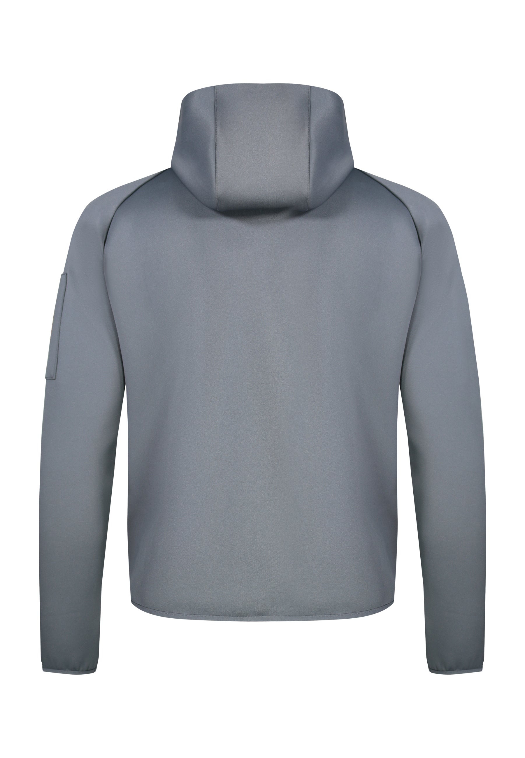 Full Zip Hoodie in Grey Sweatjacken SikSilk