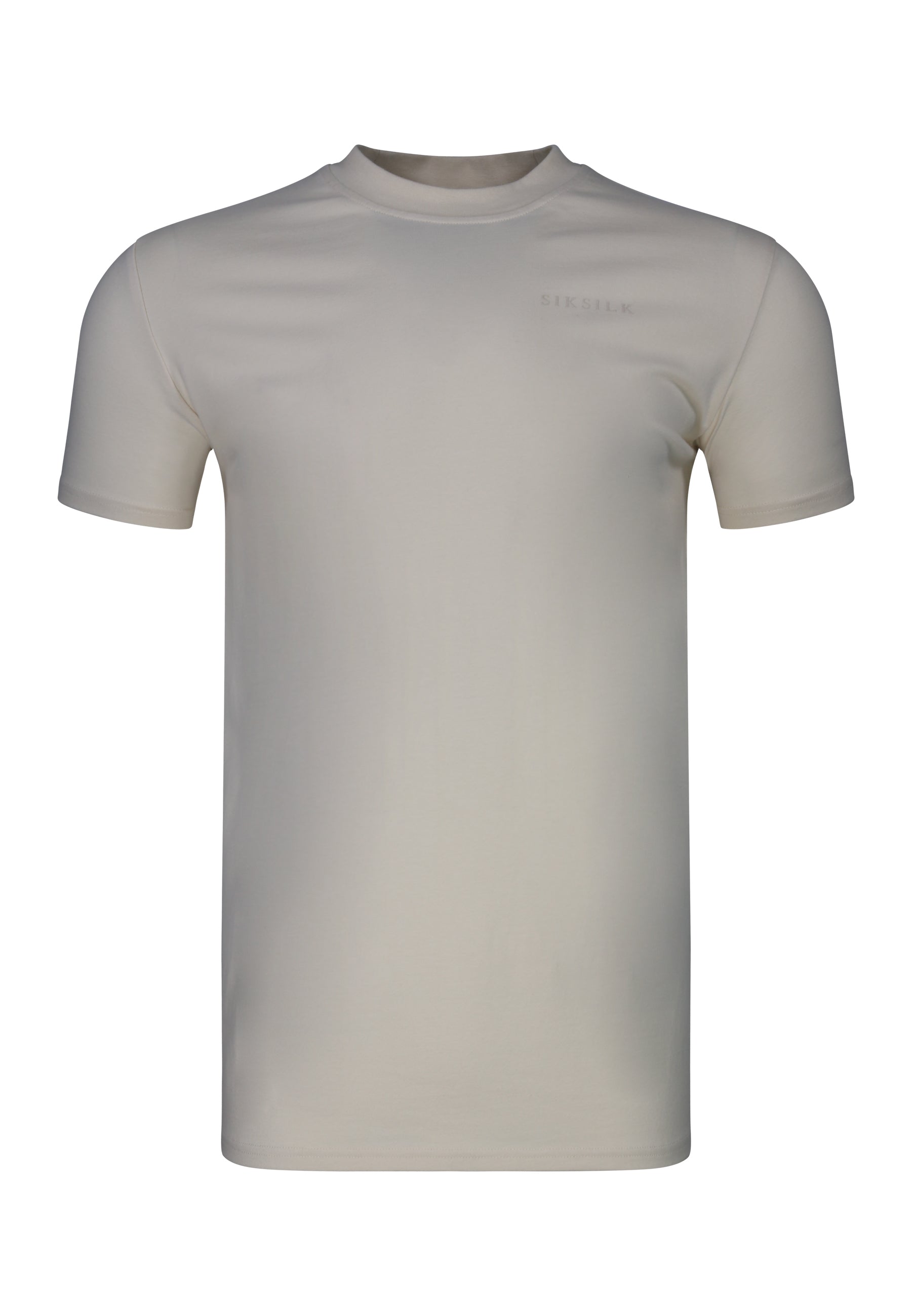 Muscle Fit T-Shirt in Ecru T-Shirts SikSilk