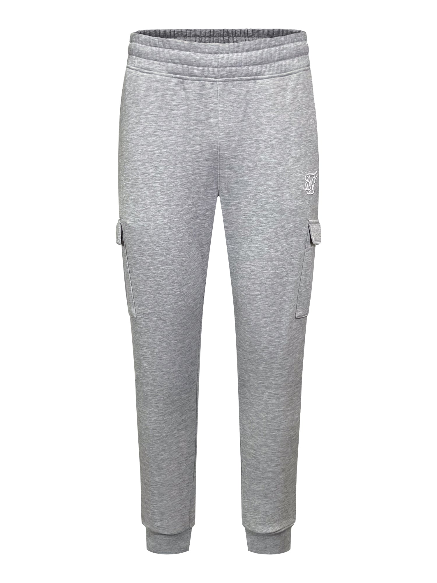 Essentials Cargo Joggers in Grey Marl Hosen SikSilk