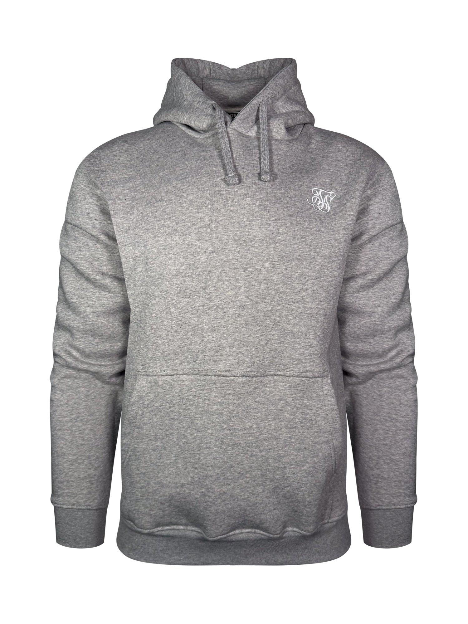 Essentials Hoodie in Grey Marl Kapuzenpullover SikSilk