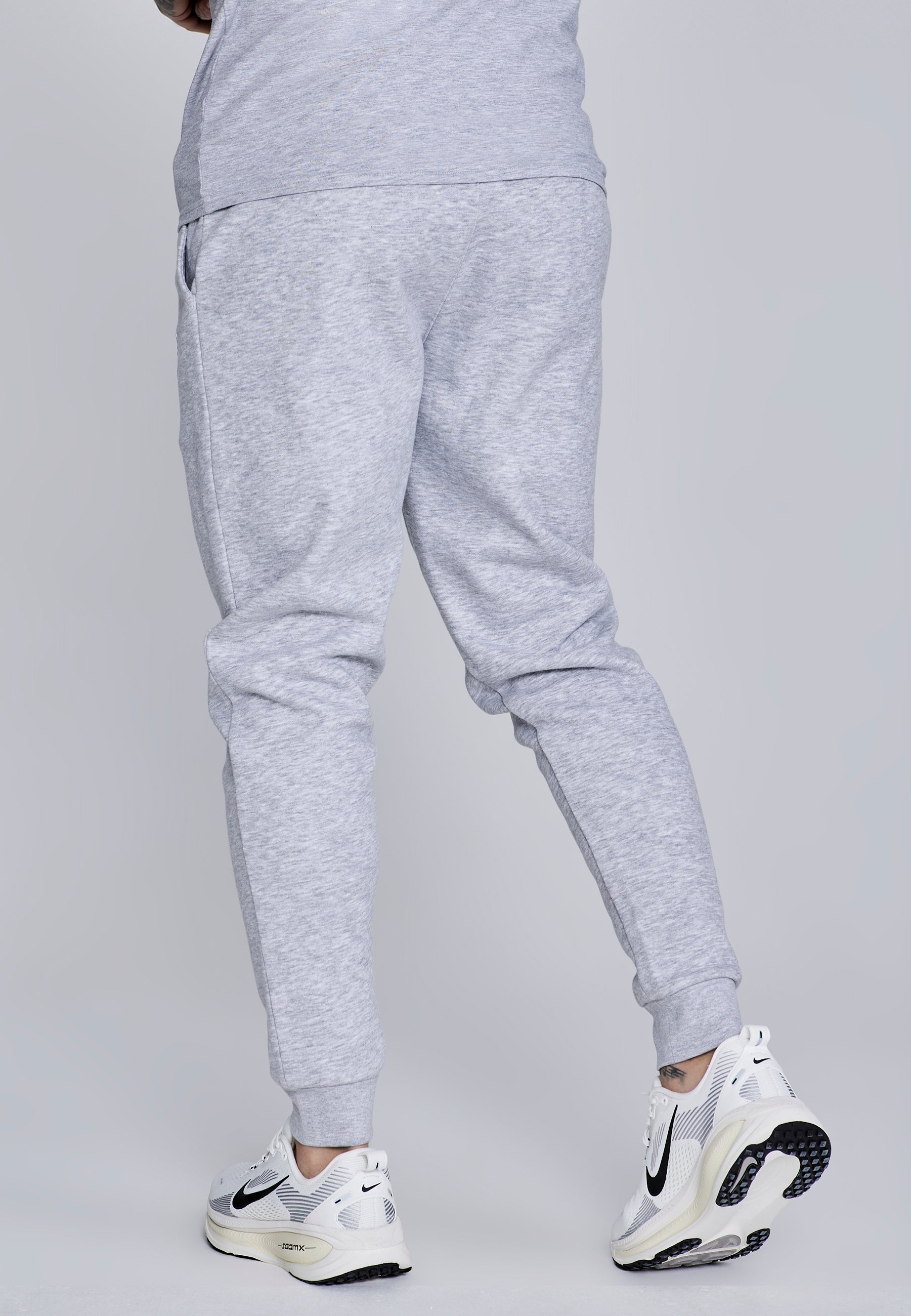 Essentials Joggers in Grey Marl Hosen SikSilk