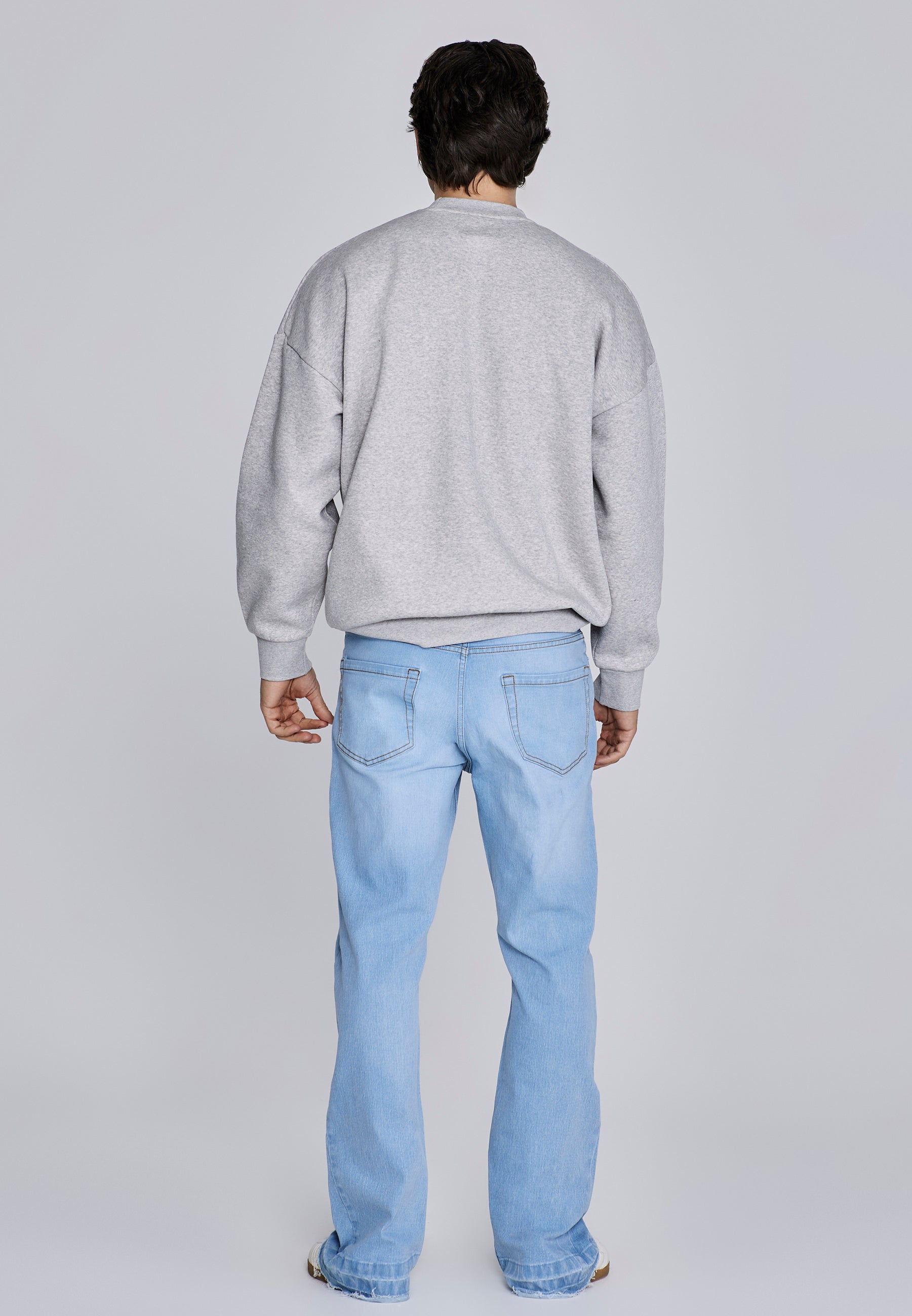 Pullover Essentials in Grey Marl Pullover SikSilk